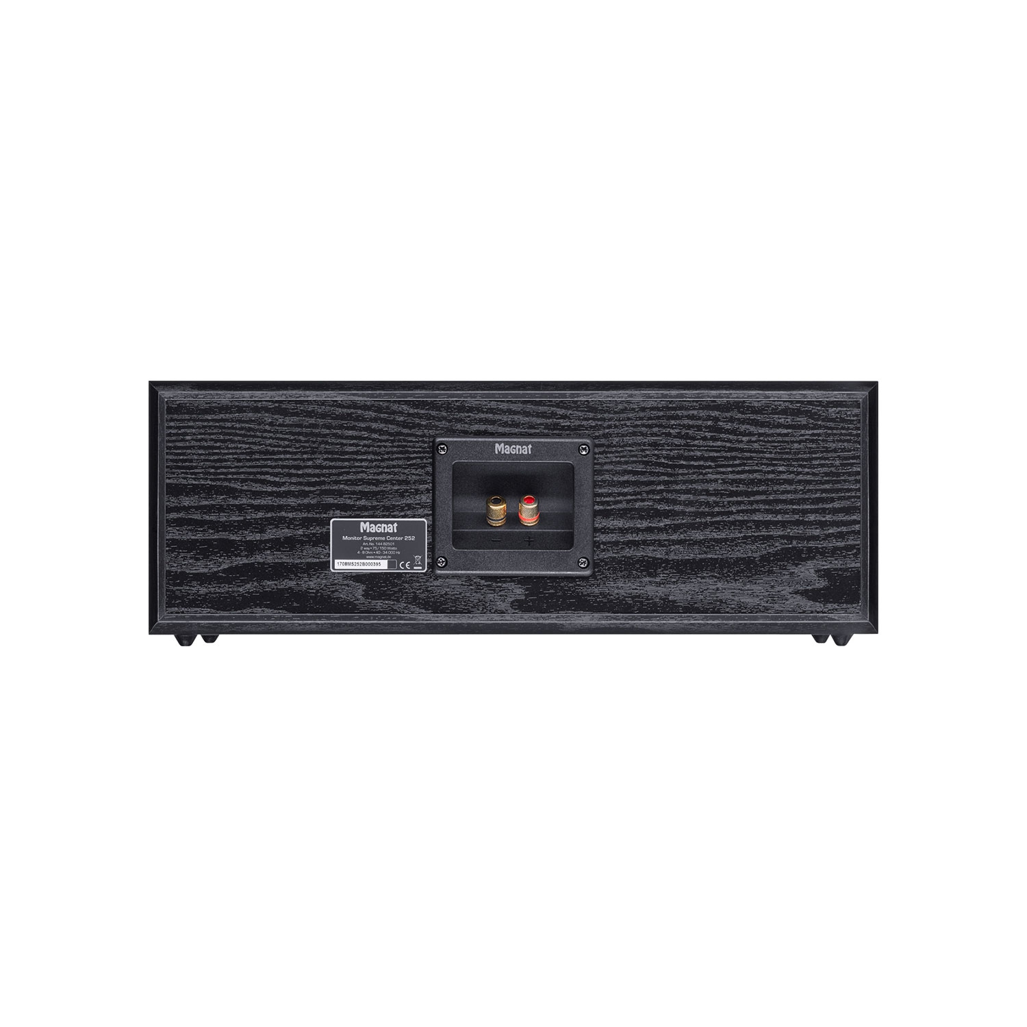 Open Box - Magnat MSC252B Monitor Supreme 2 Way Dual 4.25″ Center Channel Speaker – Black