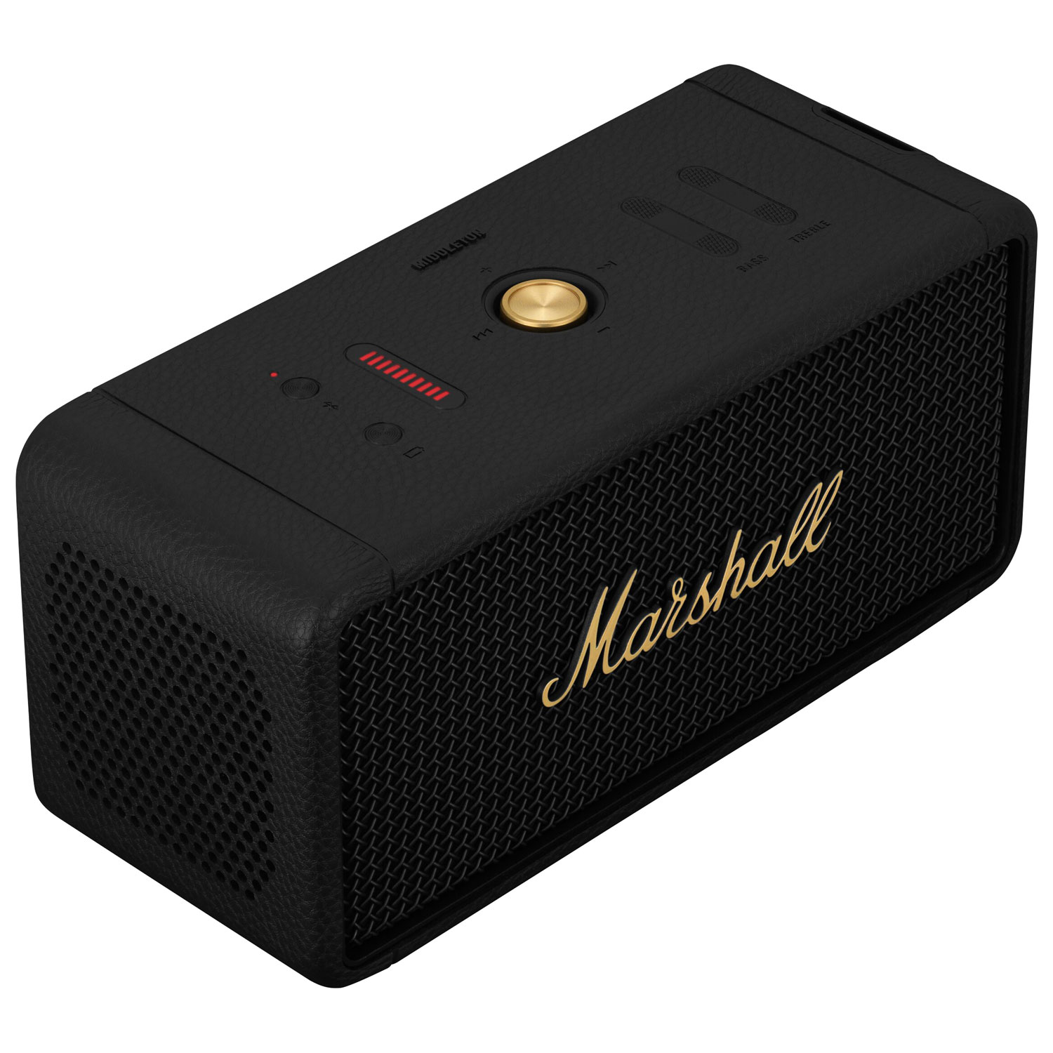 Haut-parleur sans fil Bluetooth étanche Middleton de Marshall - Noir/Laiton