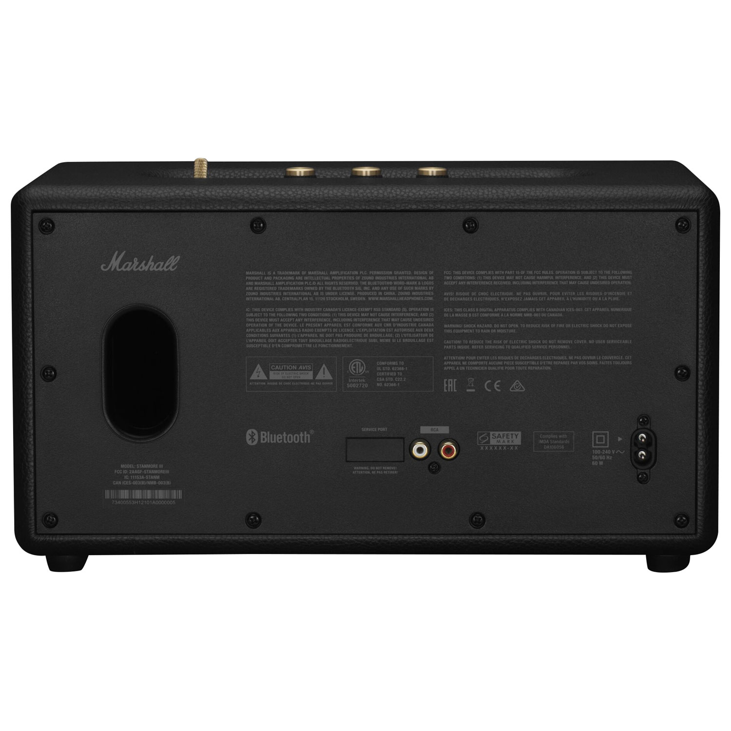 Marshall Stanmore III Bluetooth Wireless Speaker - Black