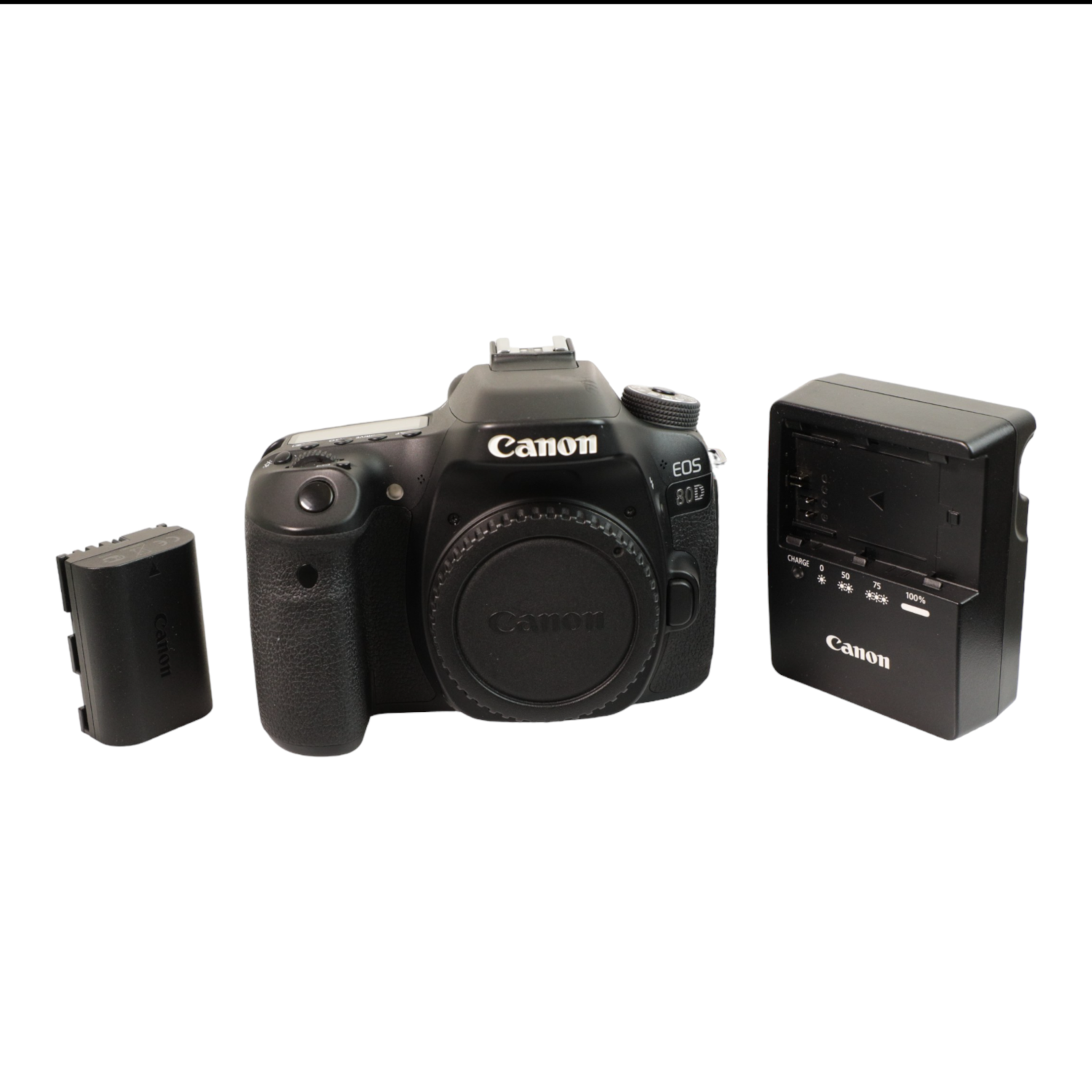 Refurbished(Excellent) - Canon EOS 80D Digital SLR Camera Body (Black)