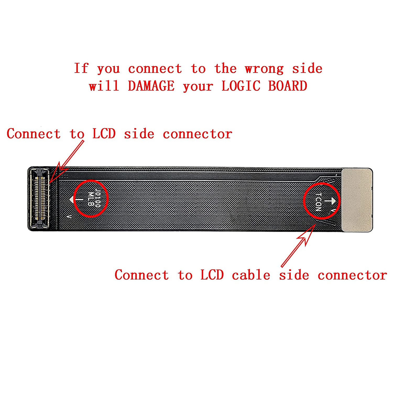 Rallonge pour moniteur d’ÉCRAN MacBook RETINA A1706 A1707 A1708 A1989 A1990 A1932 d’Apple, câble d’extension 921-00738-02 POUR TESTEUR D’ÉCRAN ACL