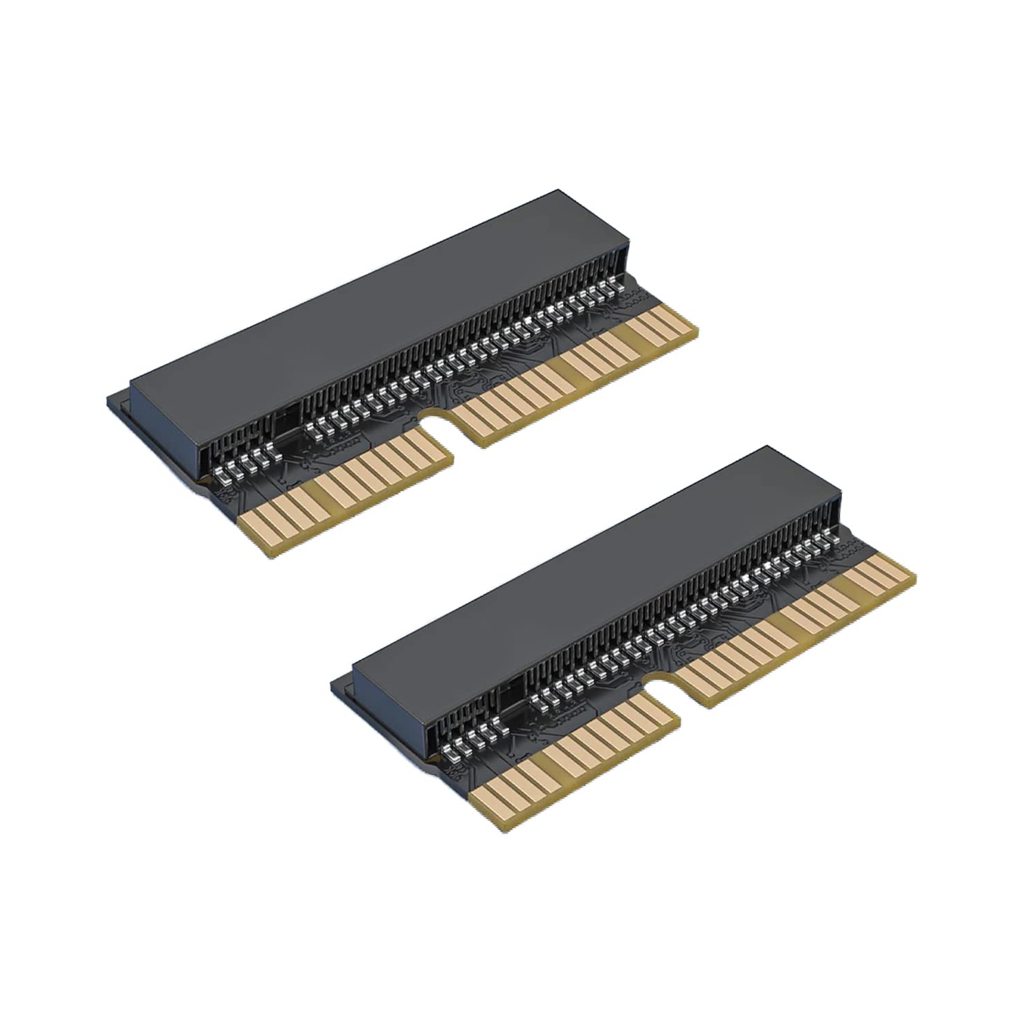 Adaptateur M.2 de conversion SSD NVME de Laptoking, M.2 12 + 16 broches, carte de conversion SSD M.2 de clé M. NFF pour MacBook Air Pro Retina moyen