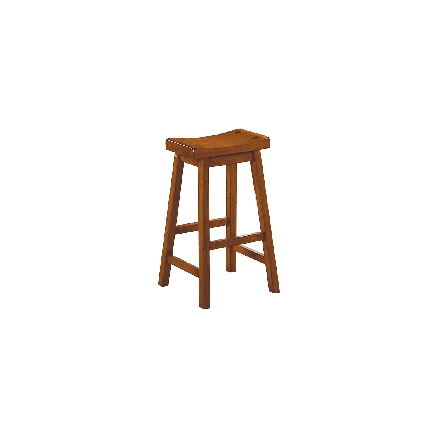 Lexicon Saddleback 29" Solid Wood Bar Stool in Oak