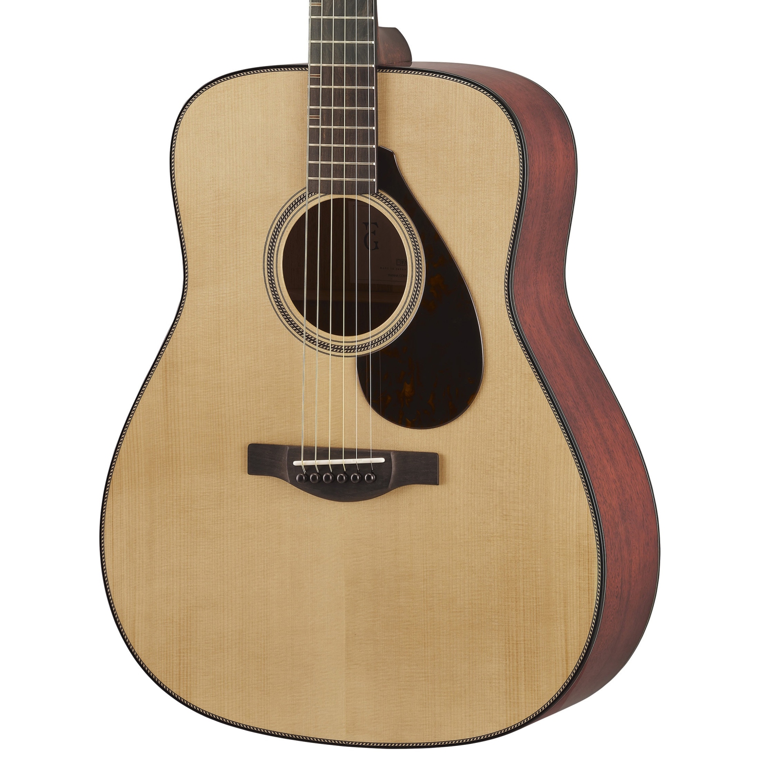 Yamaha Guitare acoustique dreadnought FG9 M Premium FG en acajou et épinette, avec étui