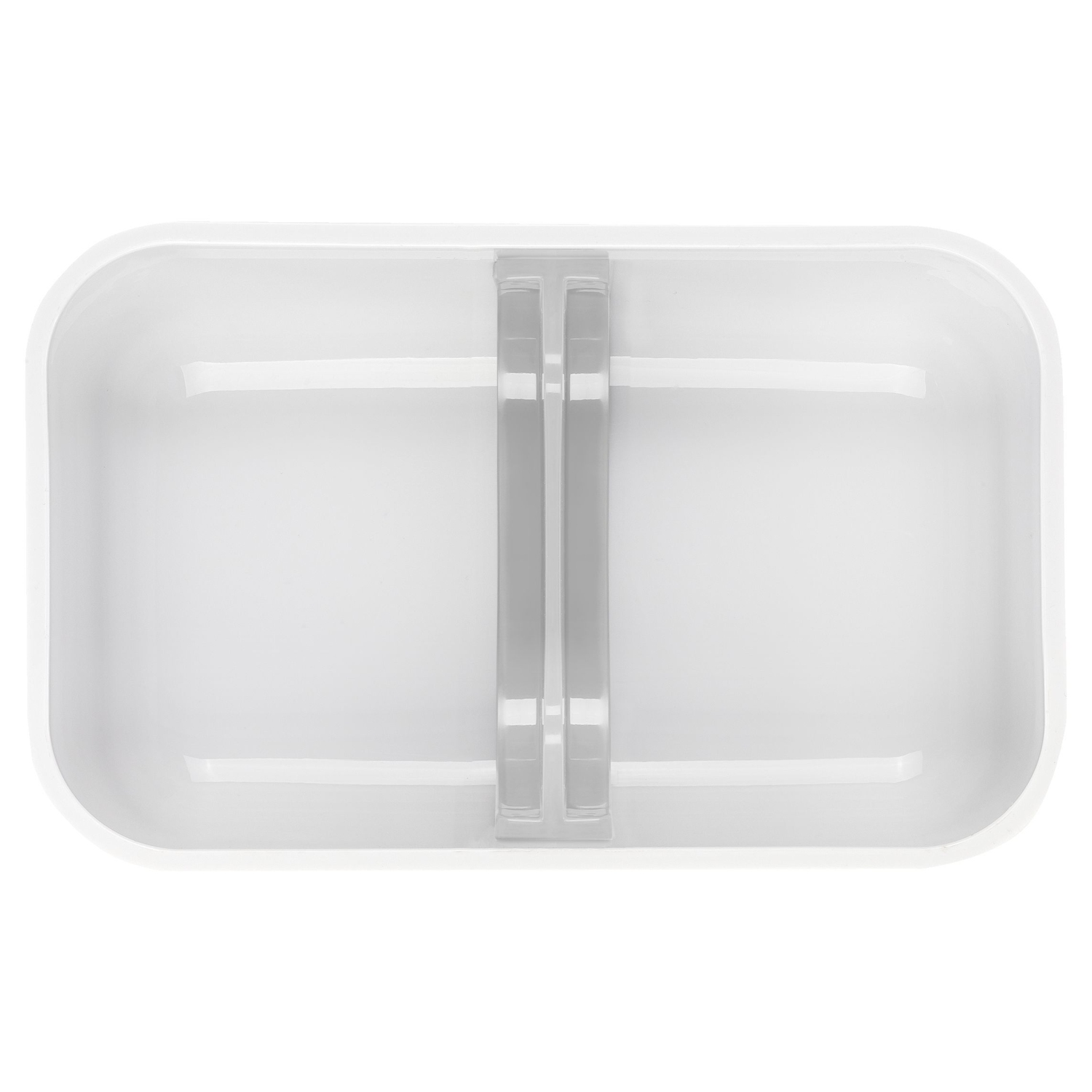 ZWILLING Dinos M Dinos Vacuum Lunch Box With Divider, Plastic, White-Grey