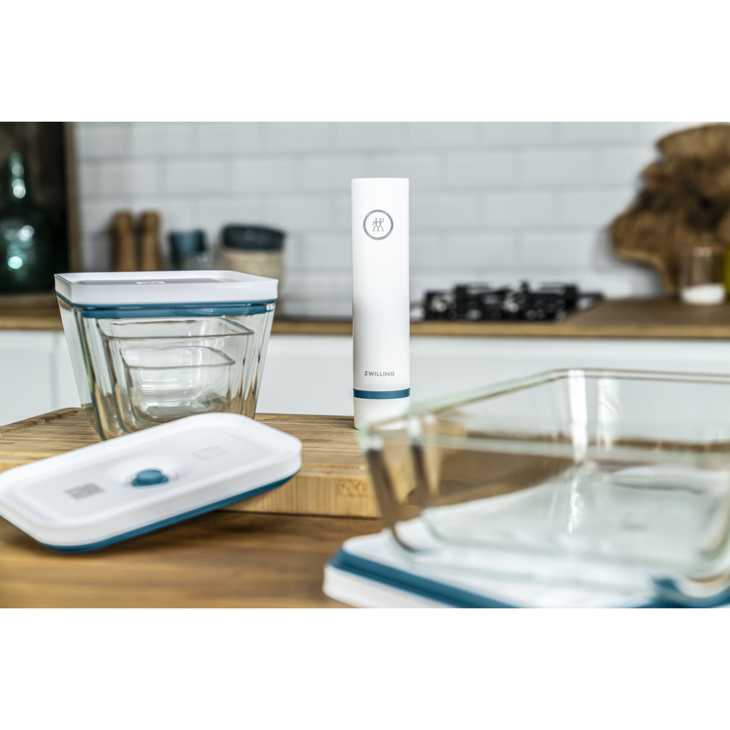 ZWILLING Fresh & Save Vacuum Fridge Box, Glass, La-Mer