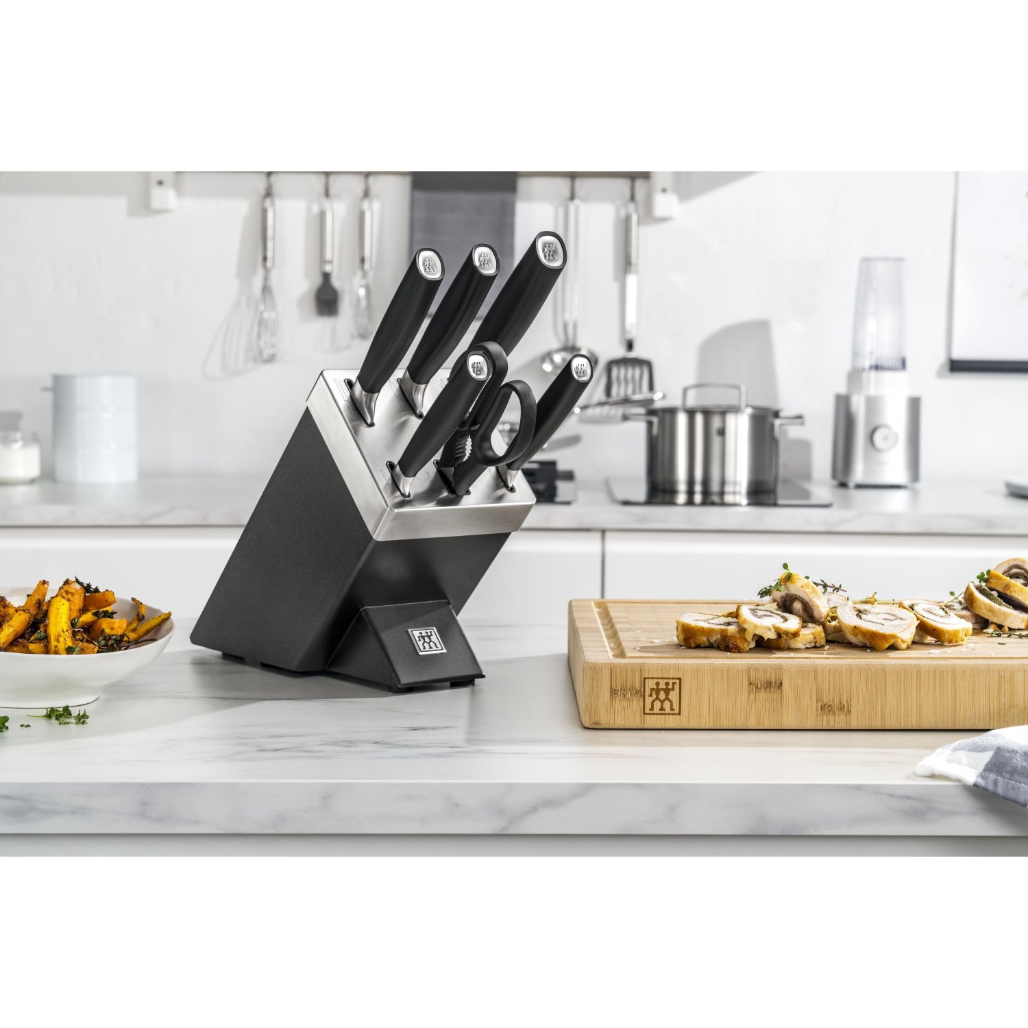 ZWILLING All * Star 7 Piece Knife Block Set, Silver