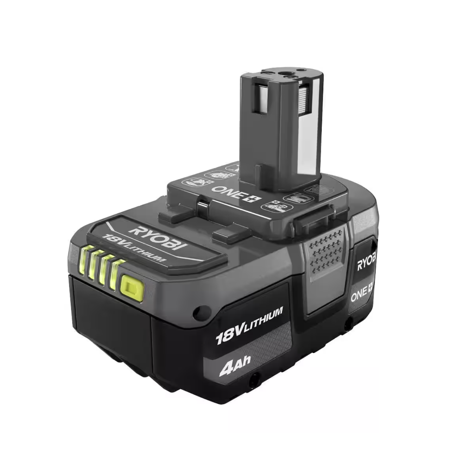 Ryobi 18v One + Evercharge Stick Vacuum Stick avec 4,0 AH Lithium-ion Batterie et chargeur à haute capacité