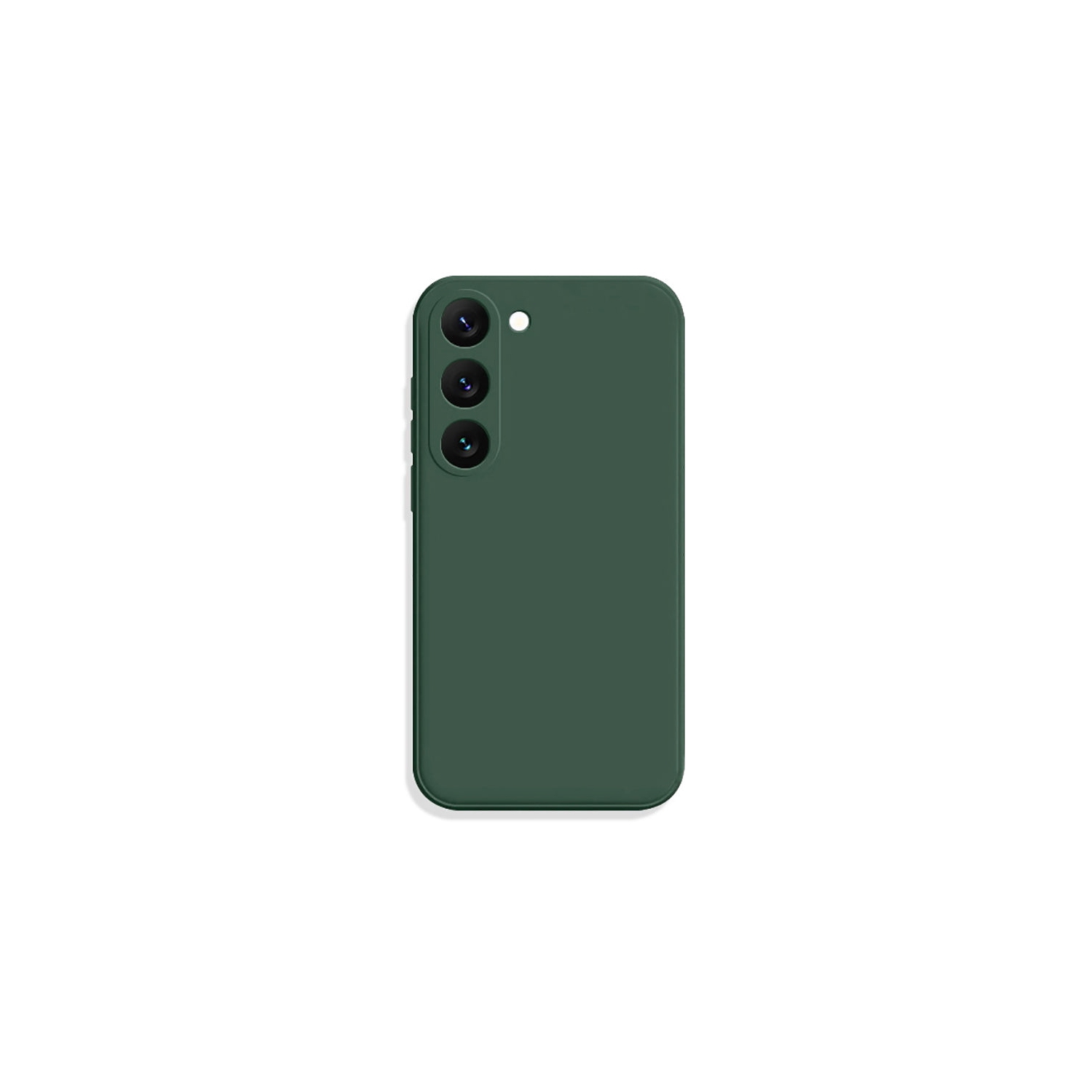 PANDACO Soft Shell Matte Forest Green Case for Samsung Galaxy S23+