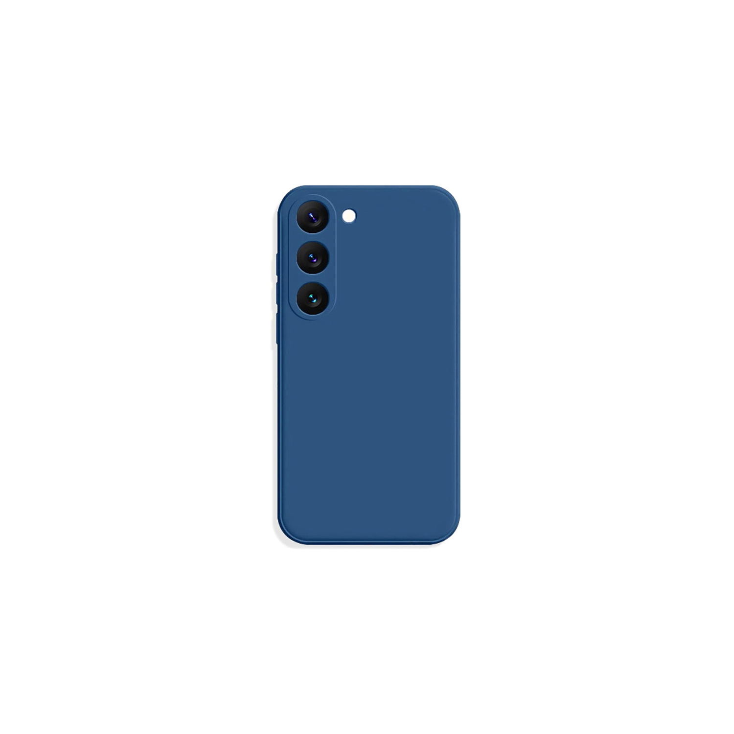 PANDACO Soft Shell Matte Navy Case for Samsung Galaxy S23