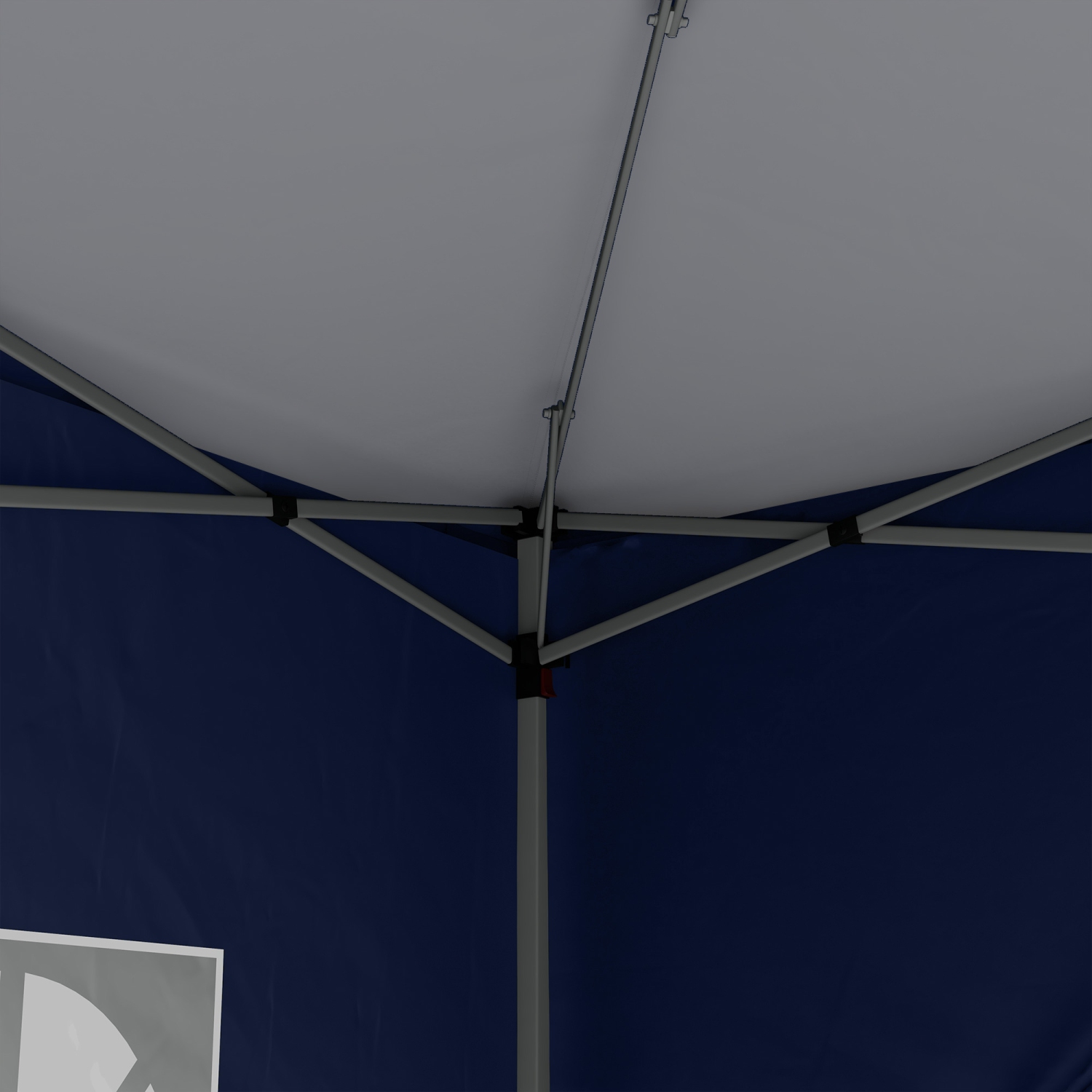 Outsunny 10'x10' Outdoor Pop Up Party Tent Gazebo Canopy with Carrying Bag