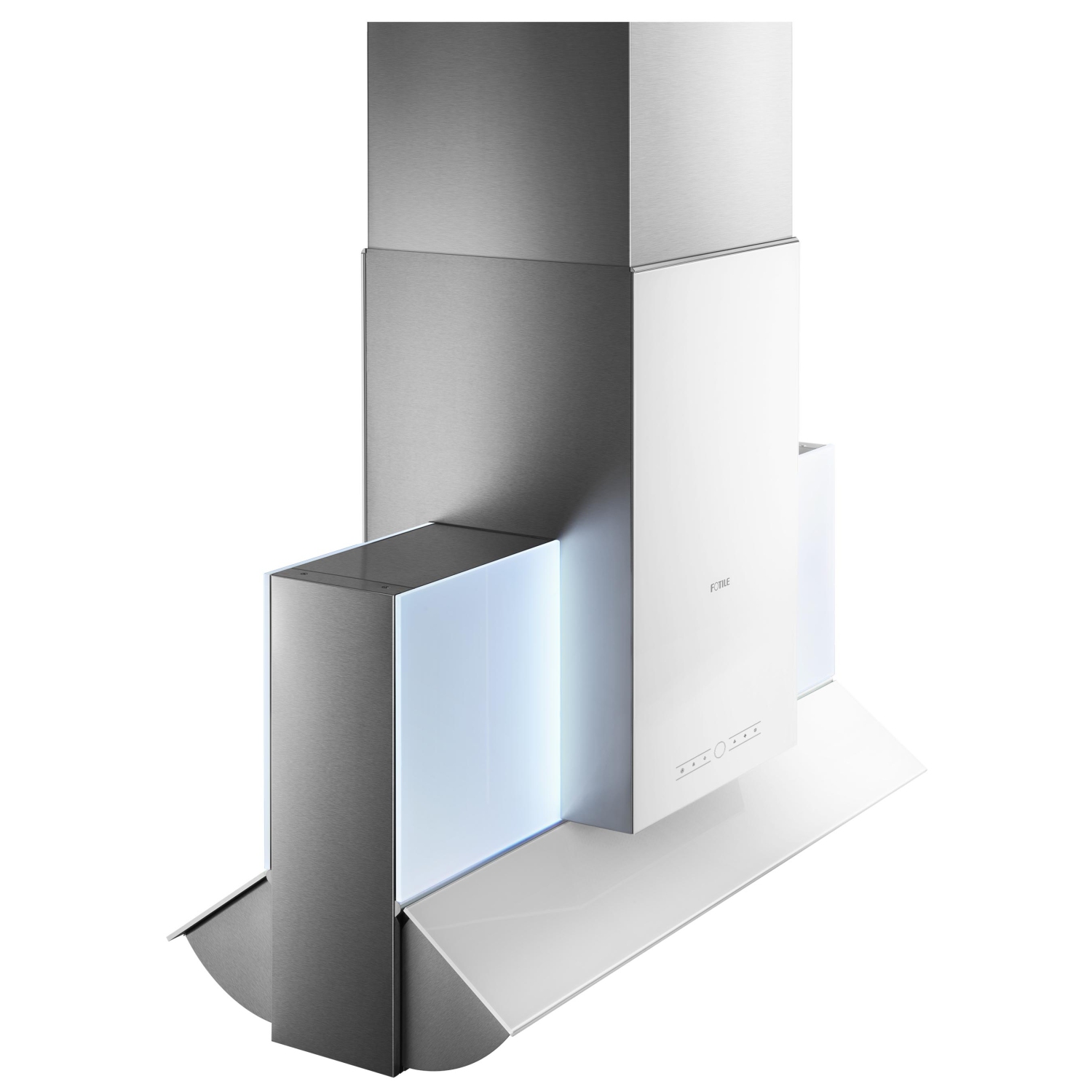 FOTILE EA06C | 42" Island Hood | Tempered Glass Panel and stainless steel cover | DC motor | 3 Speed Settings + Auto Turbo mode