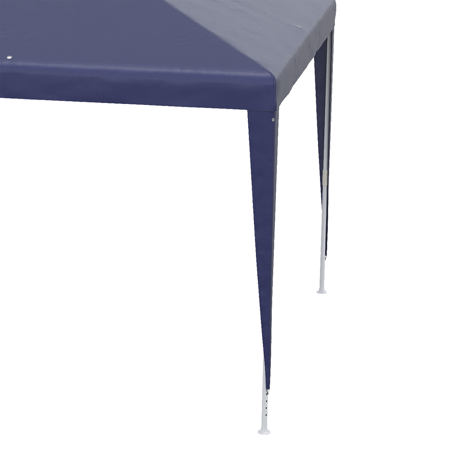 Outsunny 10x10ft Party Tent Portable Gazebo, Folding Garden Canopy Event Shelter Outdoor Sunshade Dark Blue