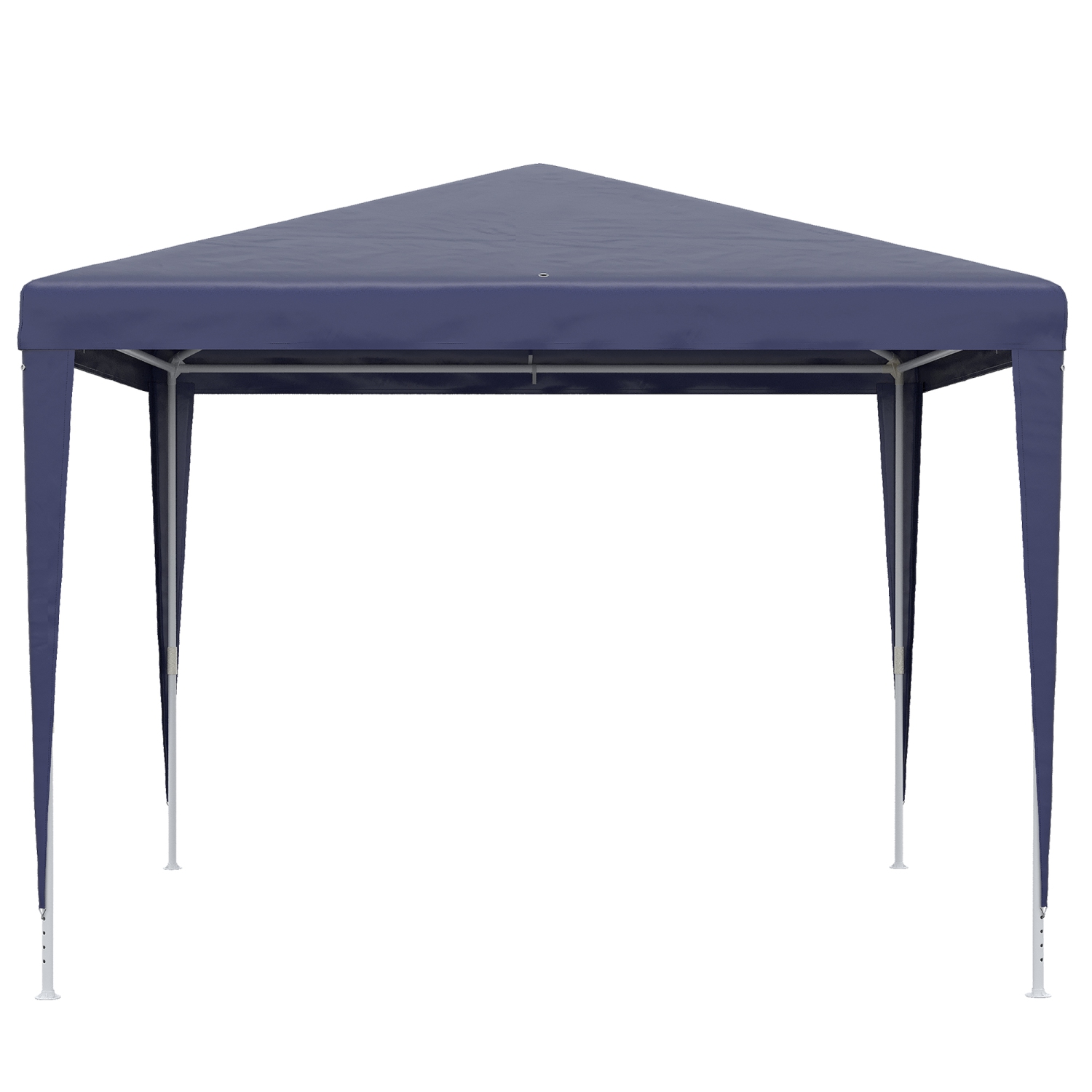 Outsunny 10x10ft Party Tent Portable Gazebo, Folding Garden Canopy Event Shelter Outdoor Sunshade Dark Blue