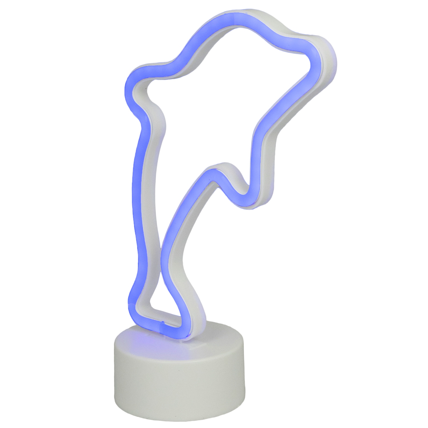 LED Dolphin NEON Table Light - 10.25" - Blue