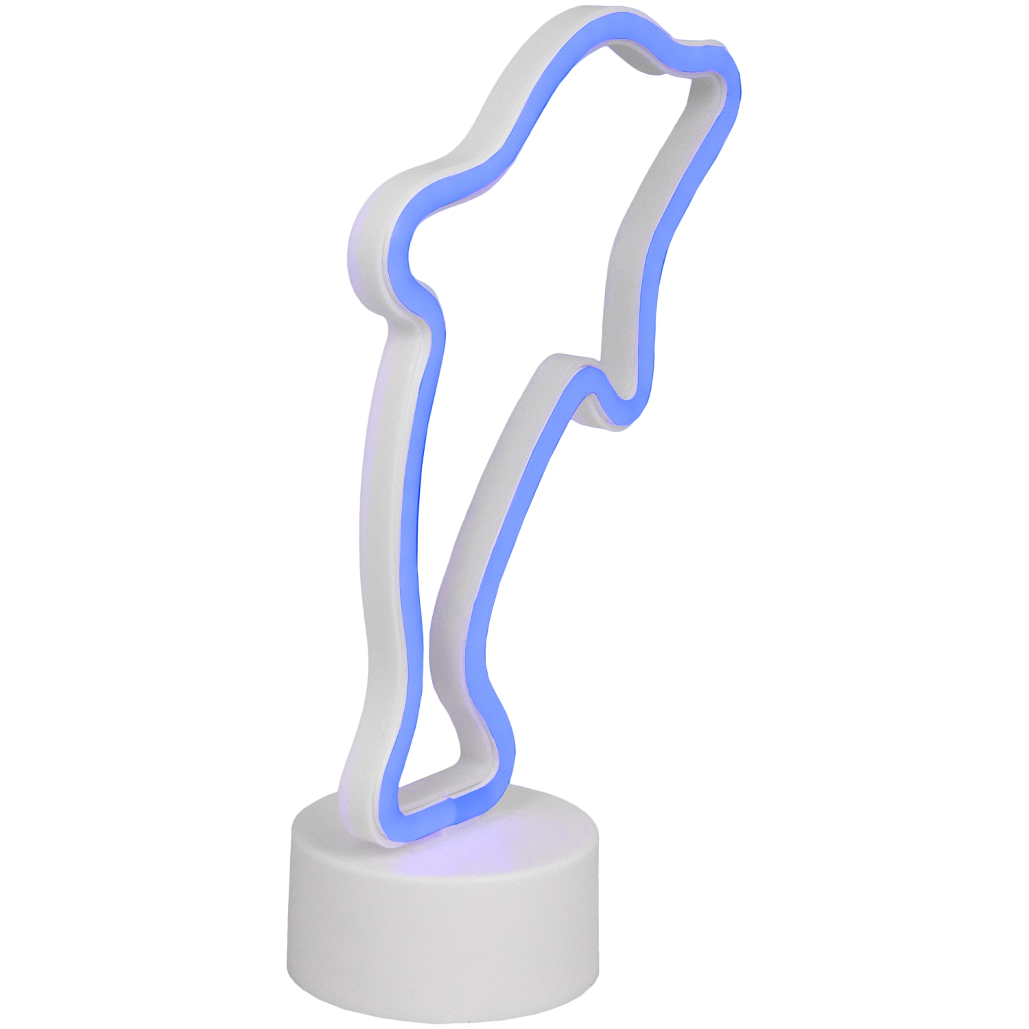LED Dolphin NEON Table Light - 10.25" - Blue
