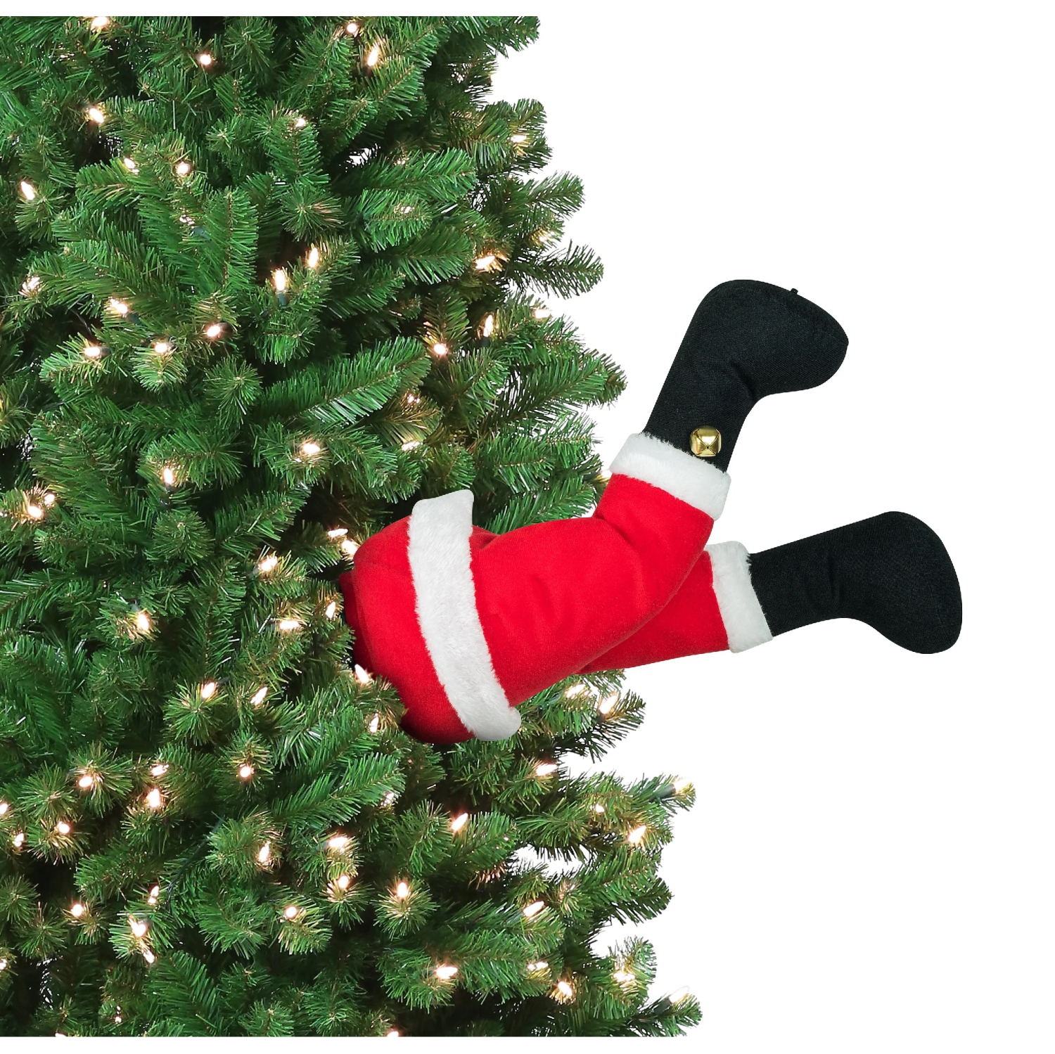 Mr. Christmas Animated Kicking Santa Christmas Tree Decoration