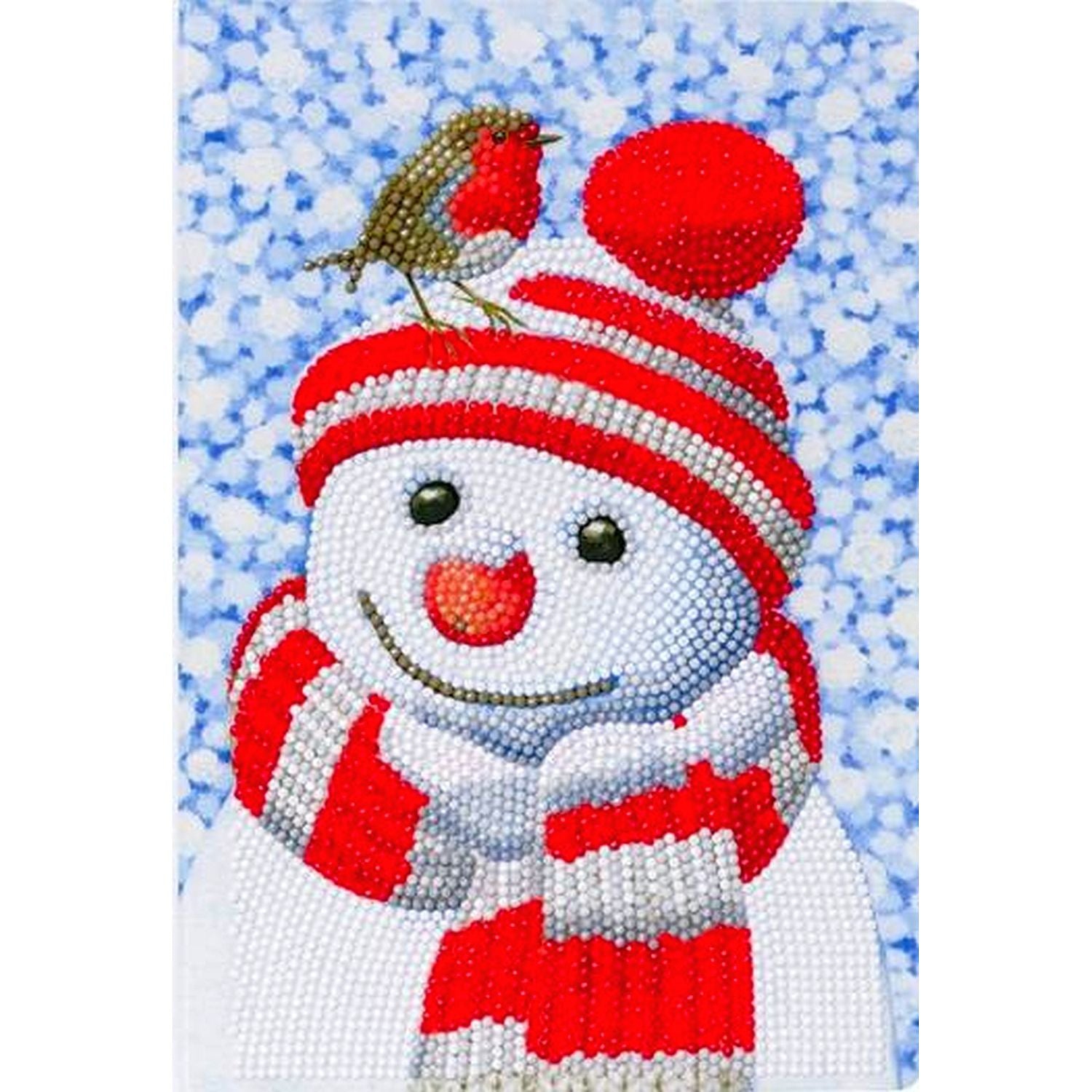 Crystal Art - CA Notebook - Friendly Snowman