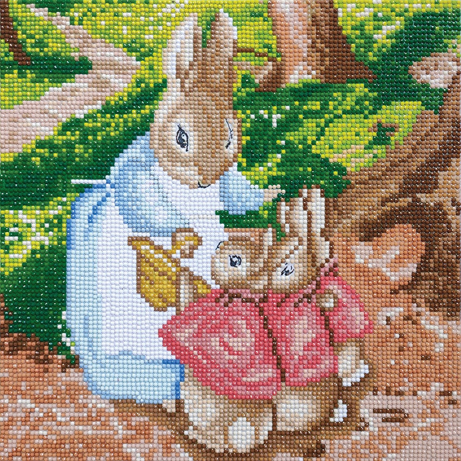 Crystal Art - CA Kit - The Flopsy Bunnies