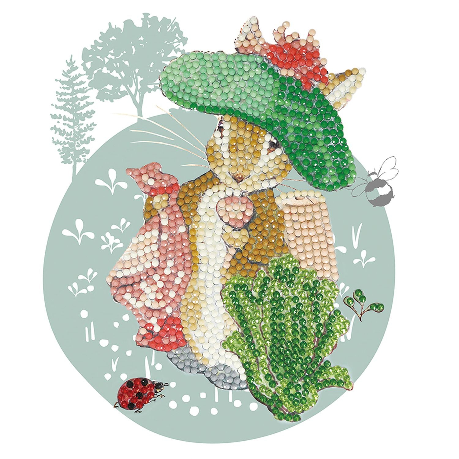 Crystal Art - CA Card - Benjamin Bunny