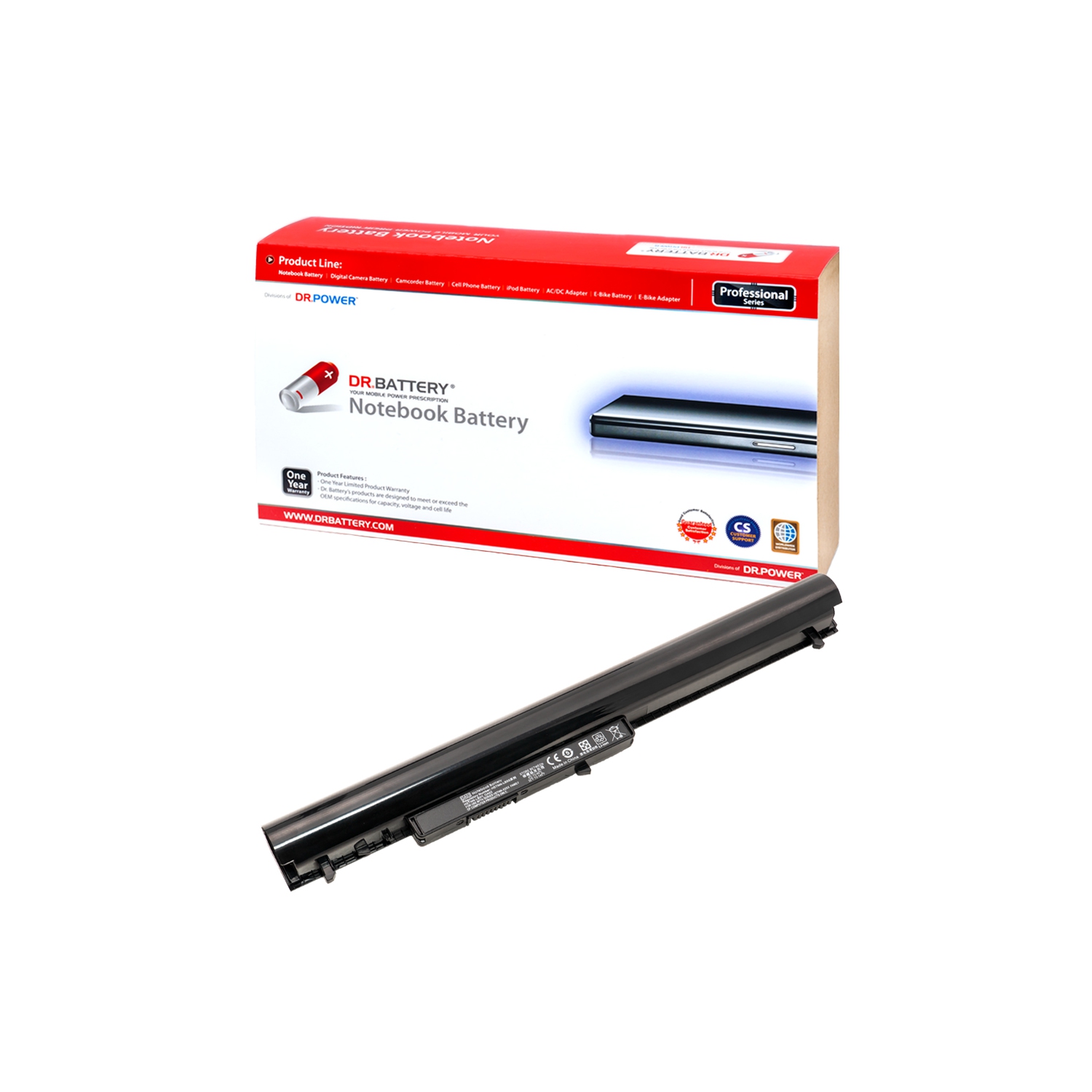 DR. BATTERY Batterie d’ordinateur portable de remplacement pour HP 740715-001 746641-001 F3B94AA HSTNN-LB5S HSTNN-LB5Y HSTNN-PB5Y OA03 OA04 [11.1V /