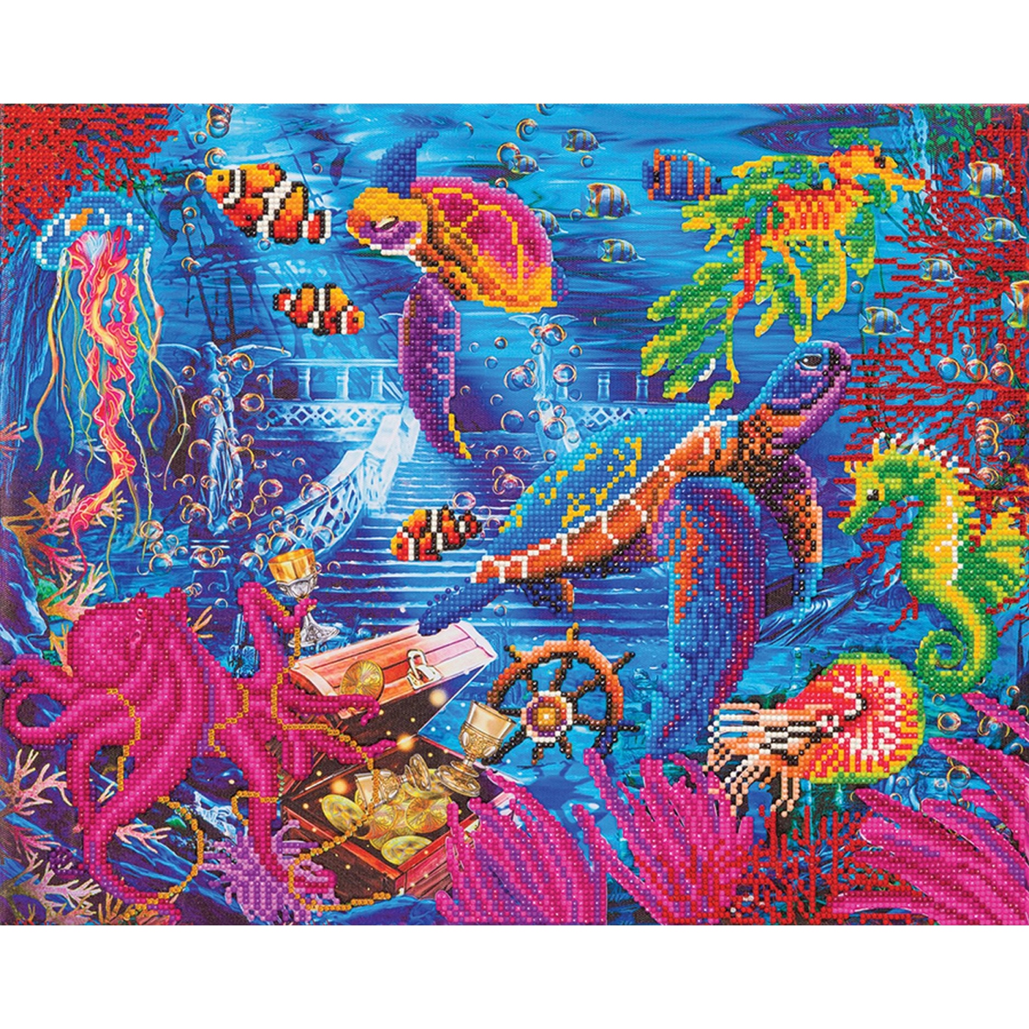 Crystal Art - CA Kit - Sea Life