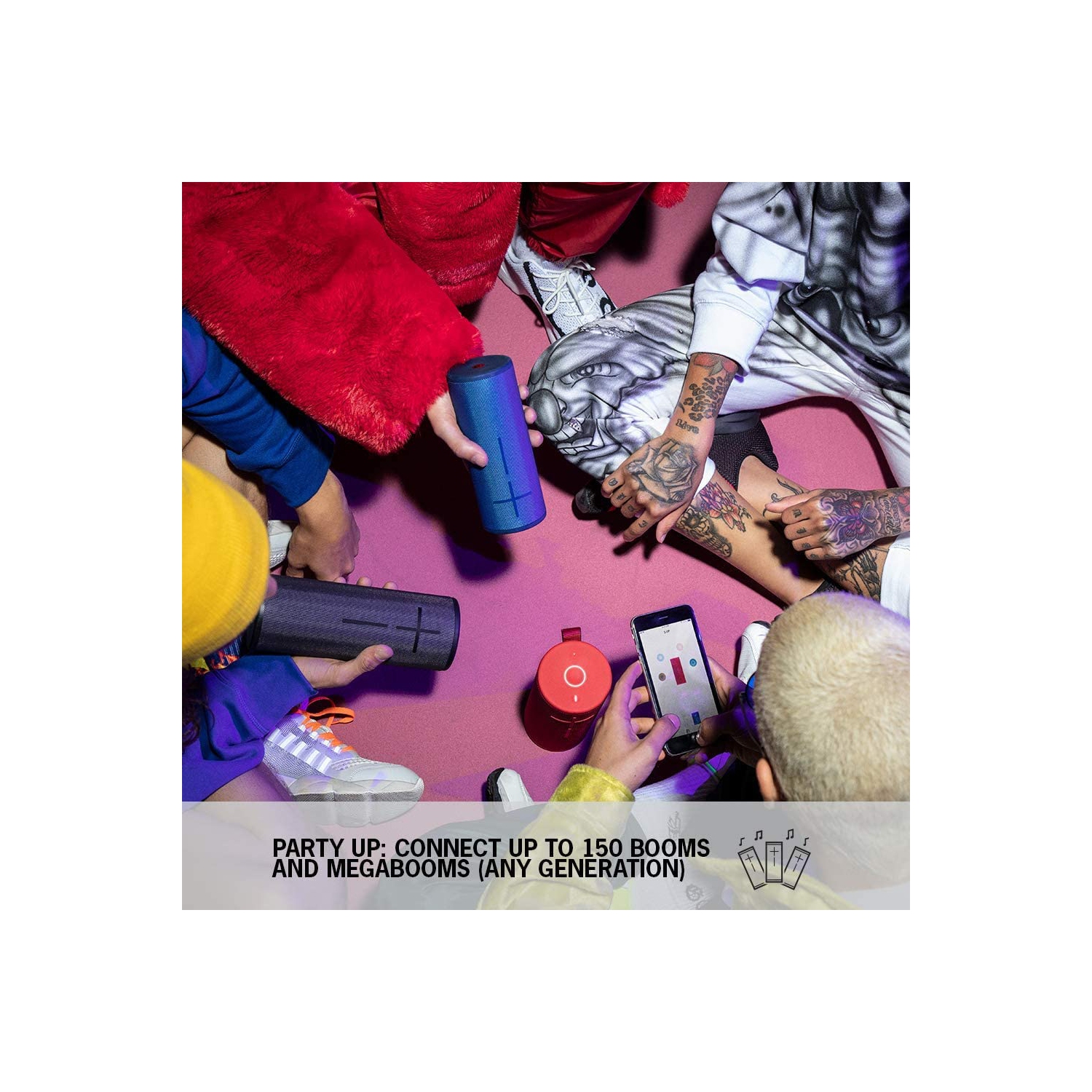 Refurbished Ultimate Ears BOOM 3 Waterproof Bluetooth Wireless Speaker - Lagoon Blue