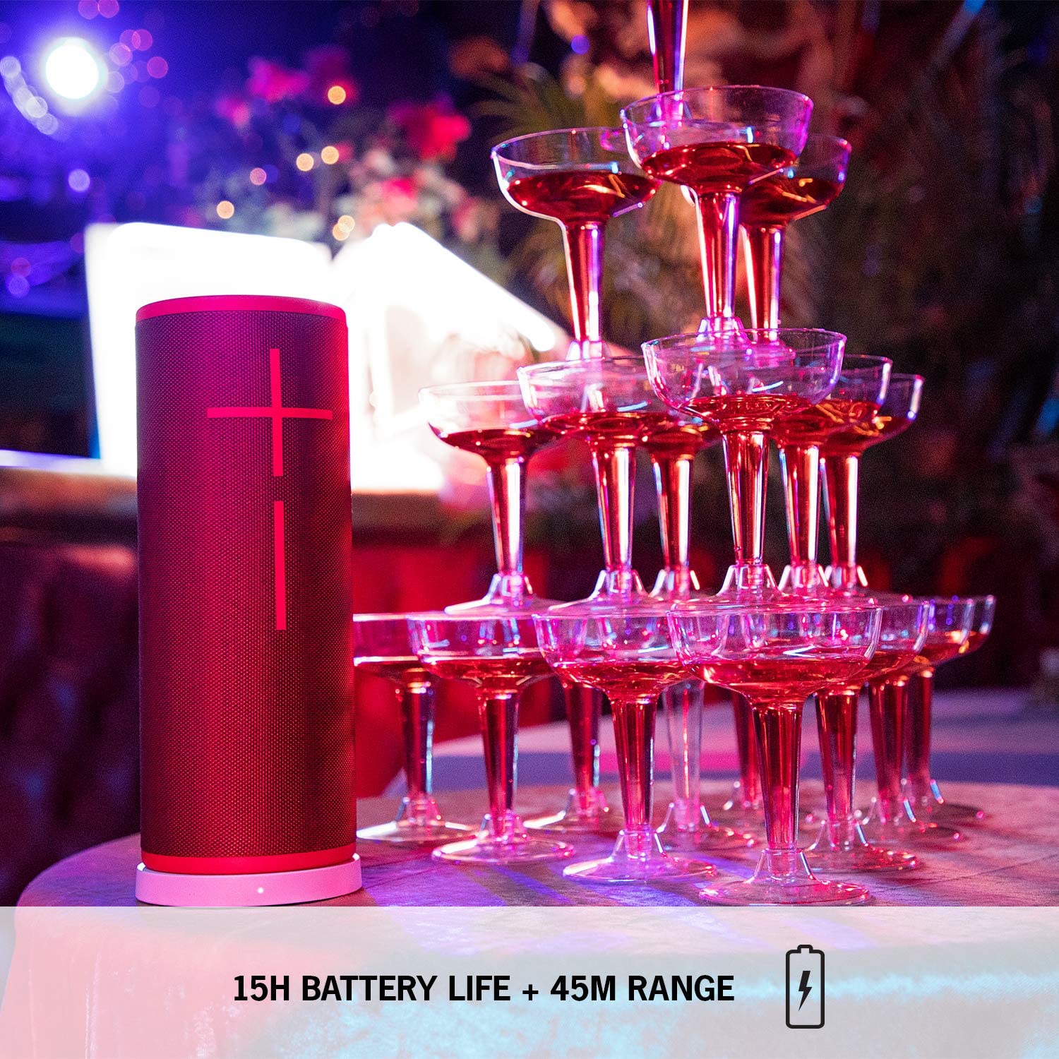 Refurbished Ultimate Ears BOOM 3 Waterproof Bluetooth Wireless Speaker - Night Black