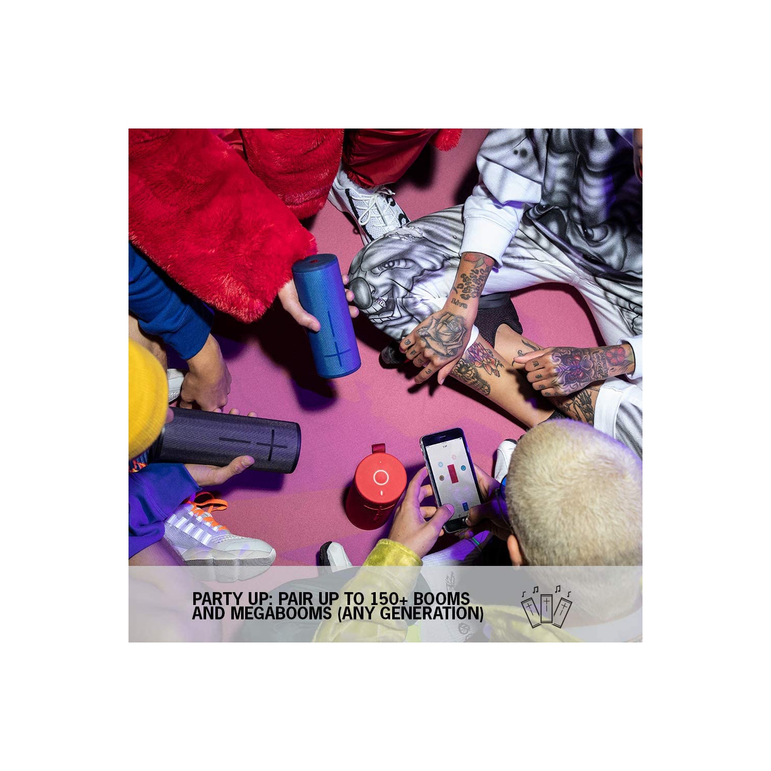 Refurbished Ultimate Ears BOOM 3 Waterproof Bluetooth Wireless Speaker - Night Black