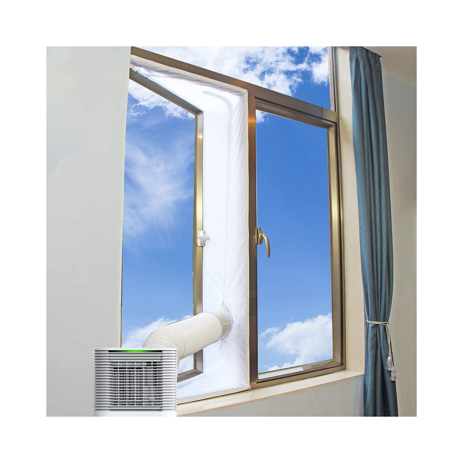 KWNOEA 400cm/157" Universal Window Seal for Portable Air Conditioner and Tumble Dryer