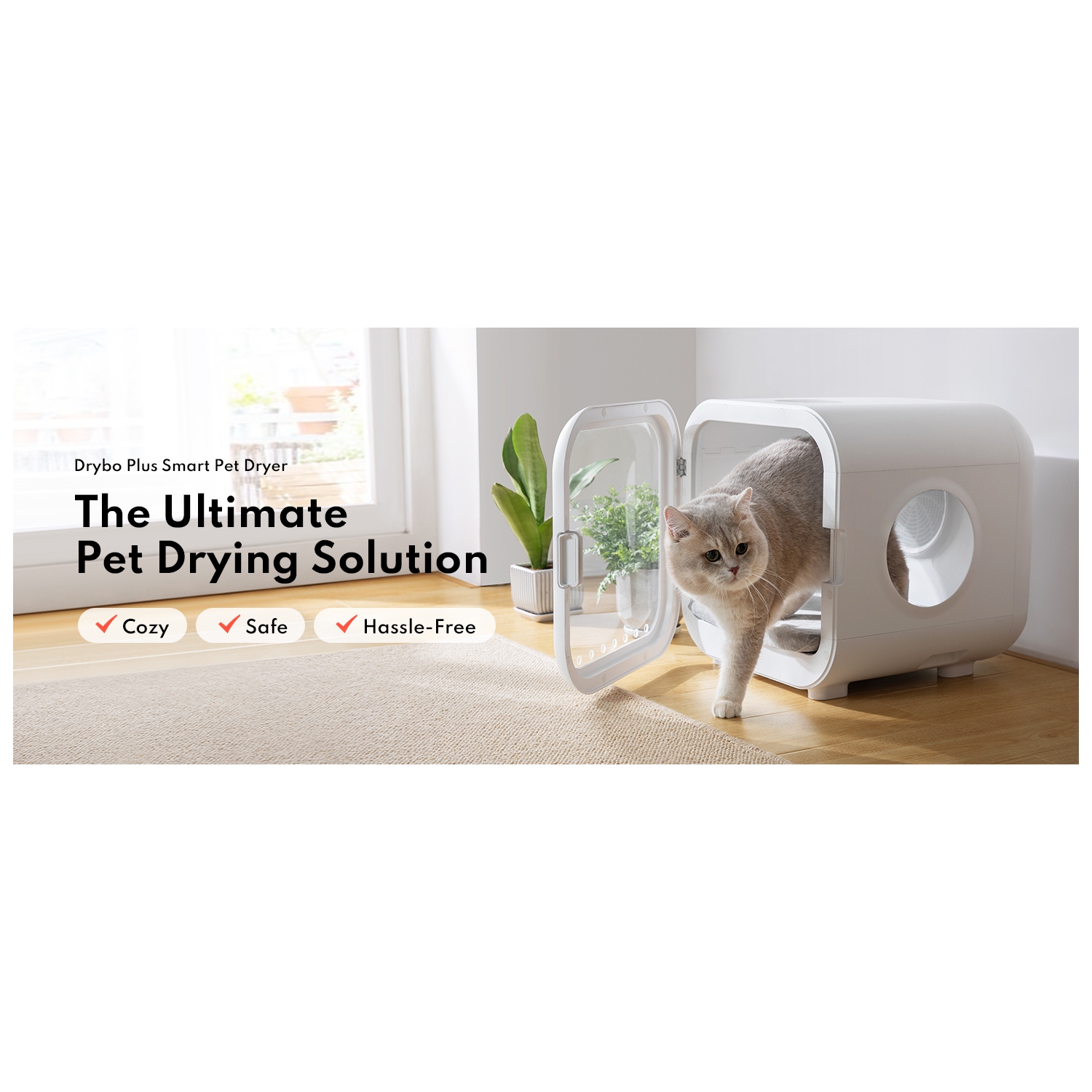 Drybo Plus - HomeRunPet Automatic Pet Dryer for Cats and