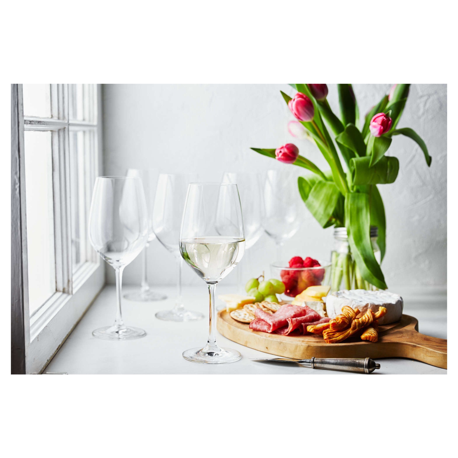 ENSEMBLE 6 pièces en verre prédiction bourgogne/universel DE ZWILLING