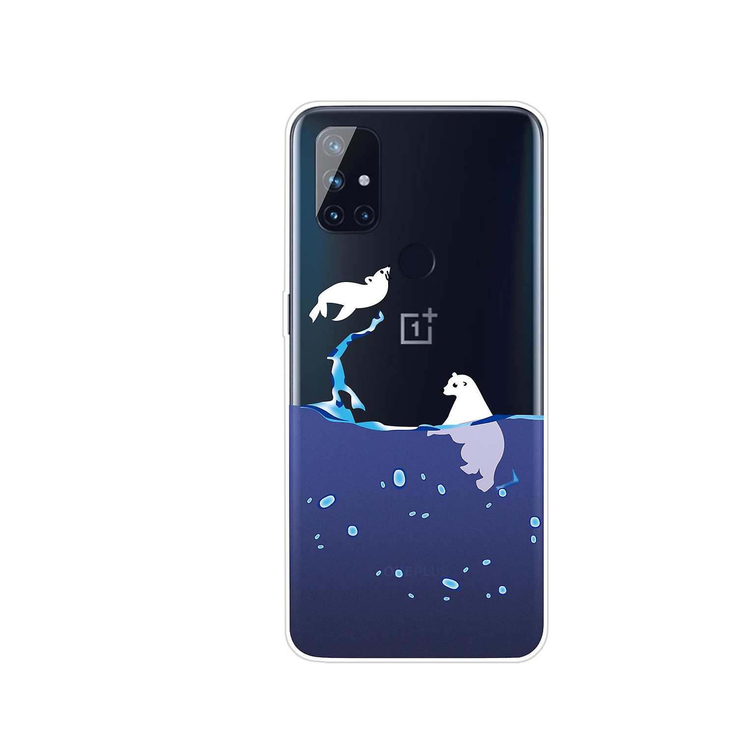 CLEON Pattern Printing Tpu Phone Case Cover For Oneplus Nord N100 - Polar Bear