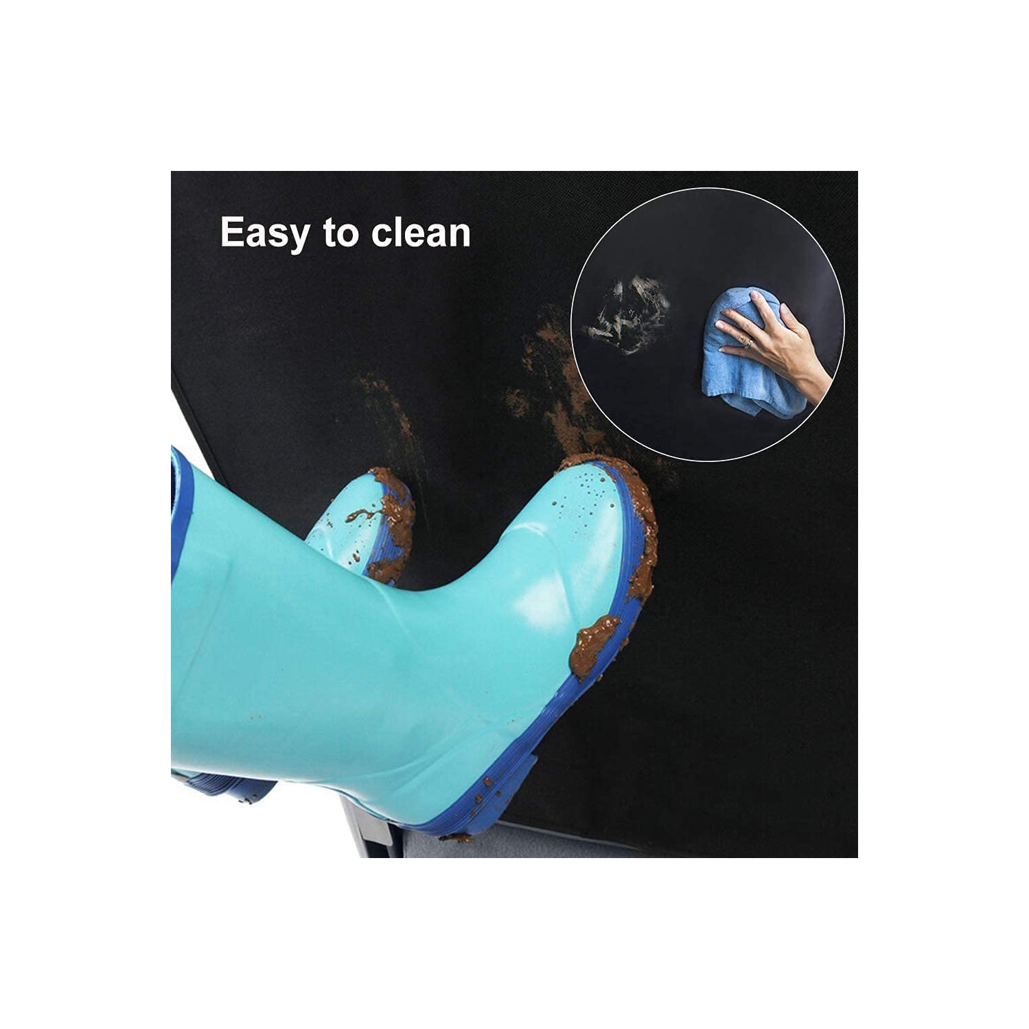 ISTAR 2 Pack Backseat Protector Seat Covers for Your Car, SUV, Minivan or Truck Seats - Vehicle Back Seat Kids Safety Accessories Universal Fit