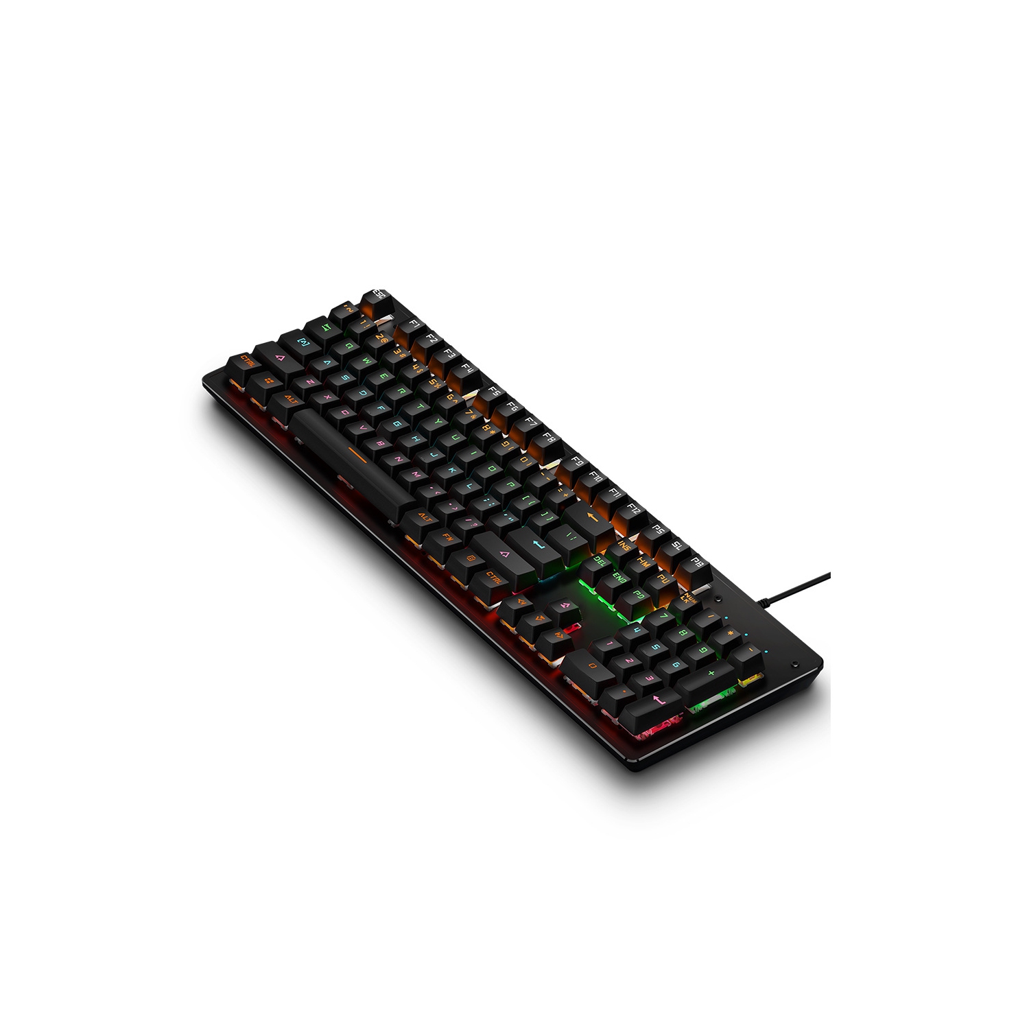 SuperShield 104 Keys Keyboard Gaming Mechanical Feel K880 Keyboard Wired With LED Backlit