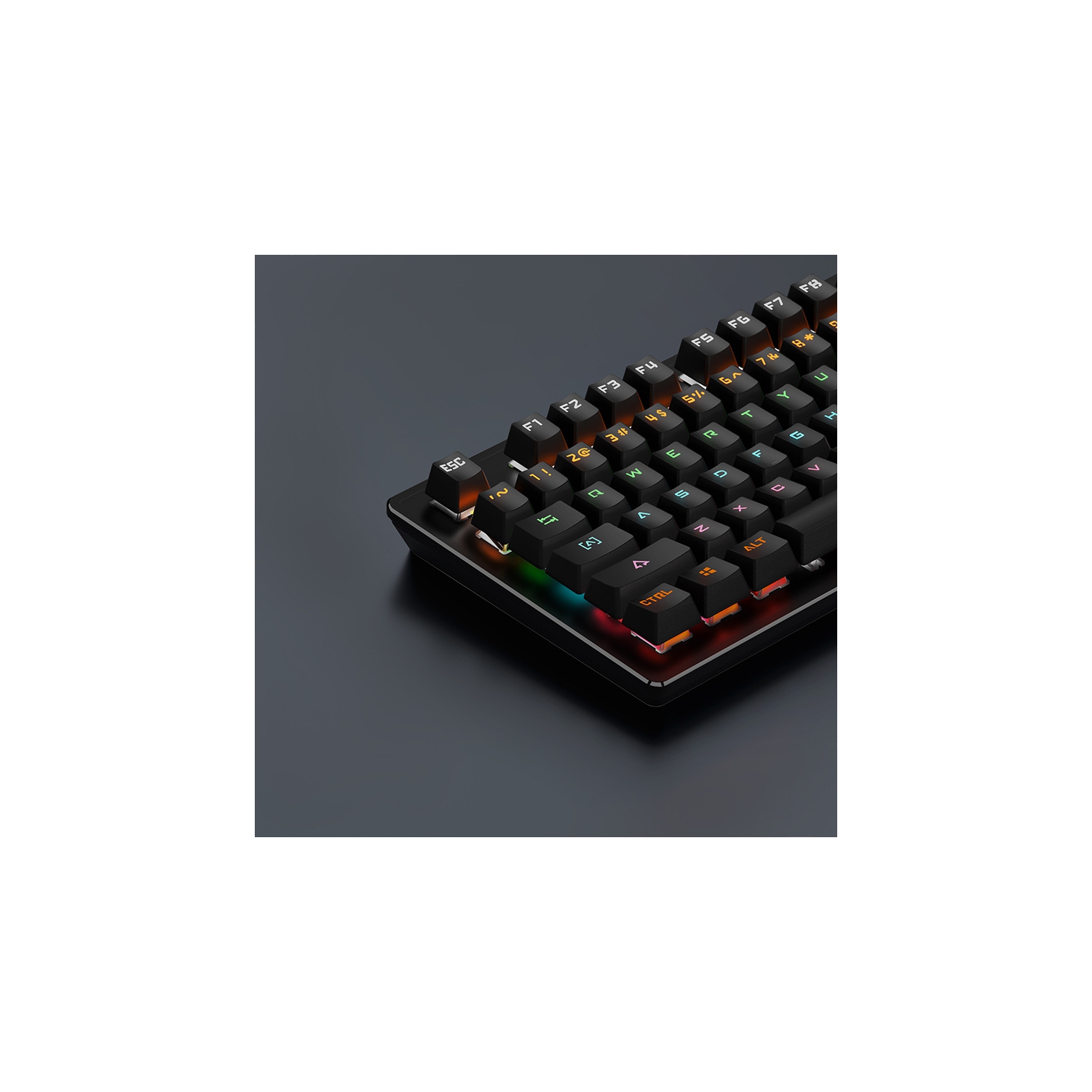 SuperShield 104 Keys Keyboard Gaming Mechanical Feel K880 Keyboard Wired With LED Backlit