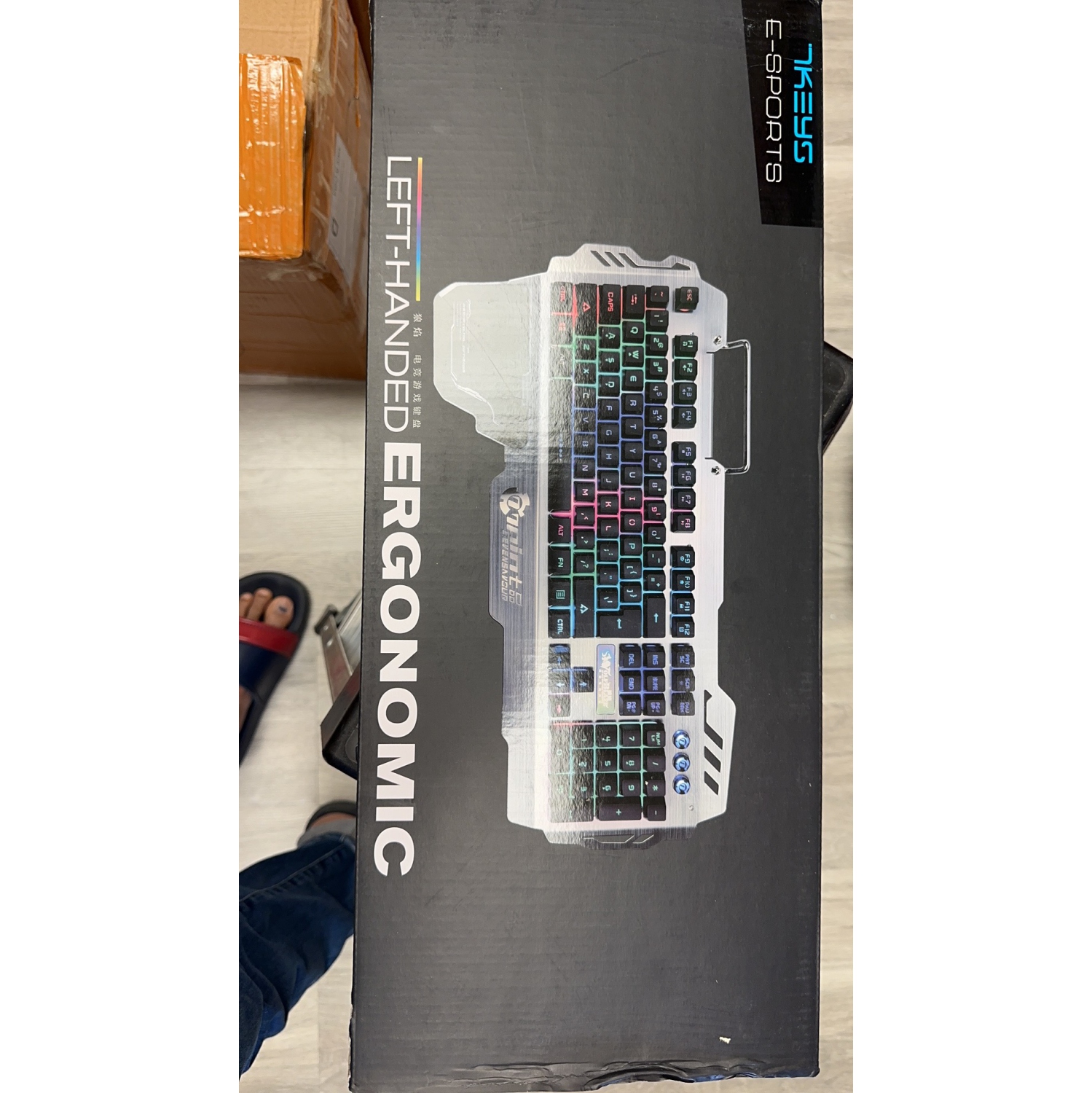 SuperShield PK900 Gaming Keyboard - Multiple Color Rainbow LED Backlit - Mechanical Feeling - USB Wired Multimedia Gaming Keyboard for PC Windows