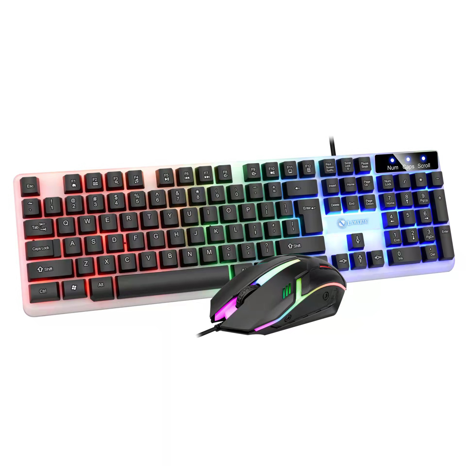 SuperShield Keyboard Mouse Set New GT X350 Glow Suspended Keyboard Mechanical Hand Gaming Mouse