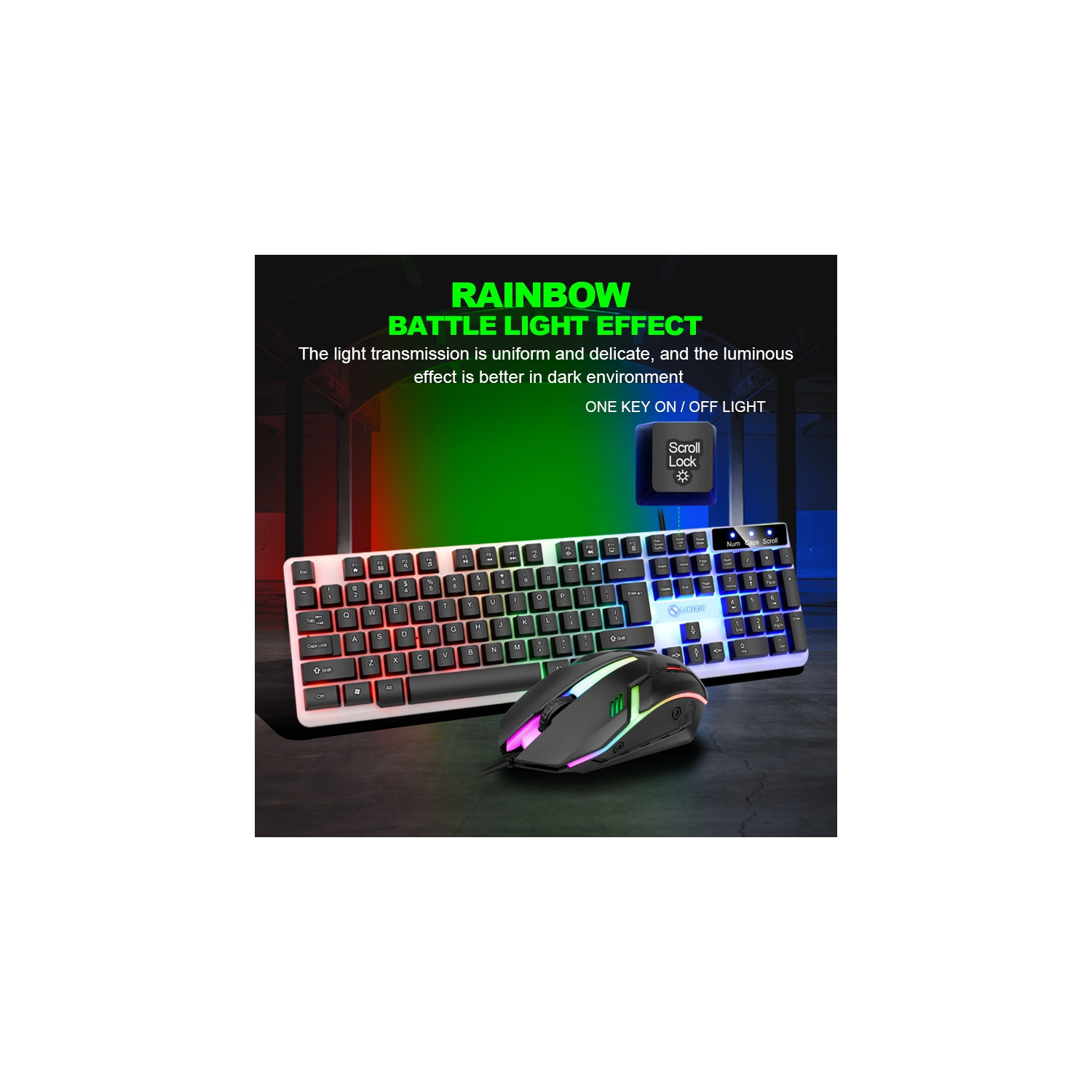 SuperShield Keyboard Mouse Set New GT X350 Glow Suspended Keyboard Mechanical Hand Gaming Mouse