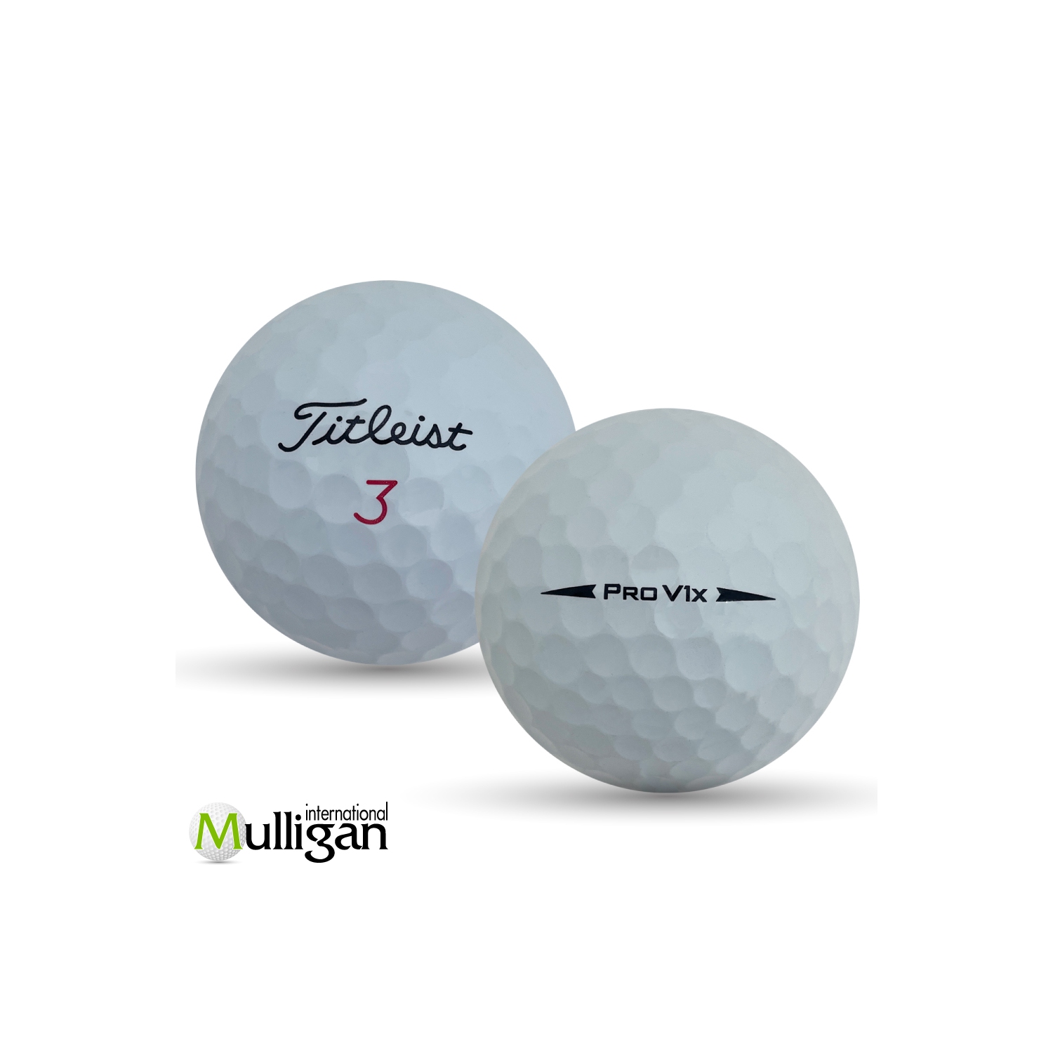 Mulligan Golf Balls 48 White Titleist Pro V1x 2018 5A Recycled Used Golf Balls