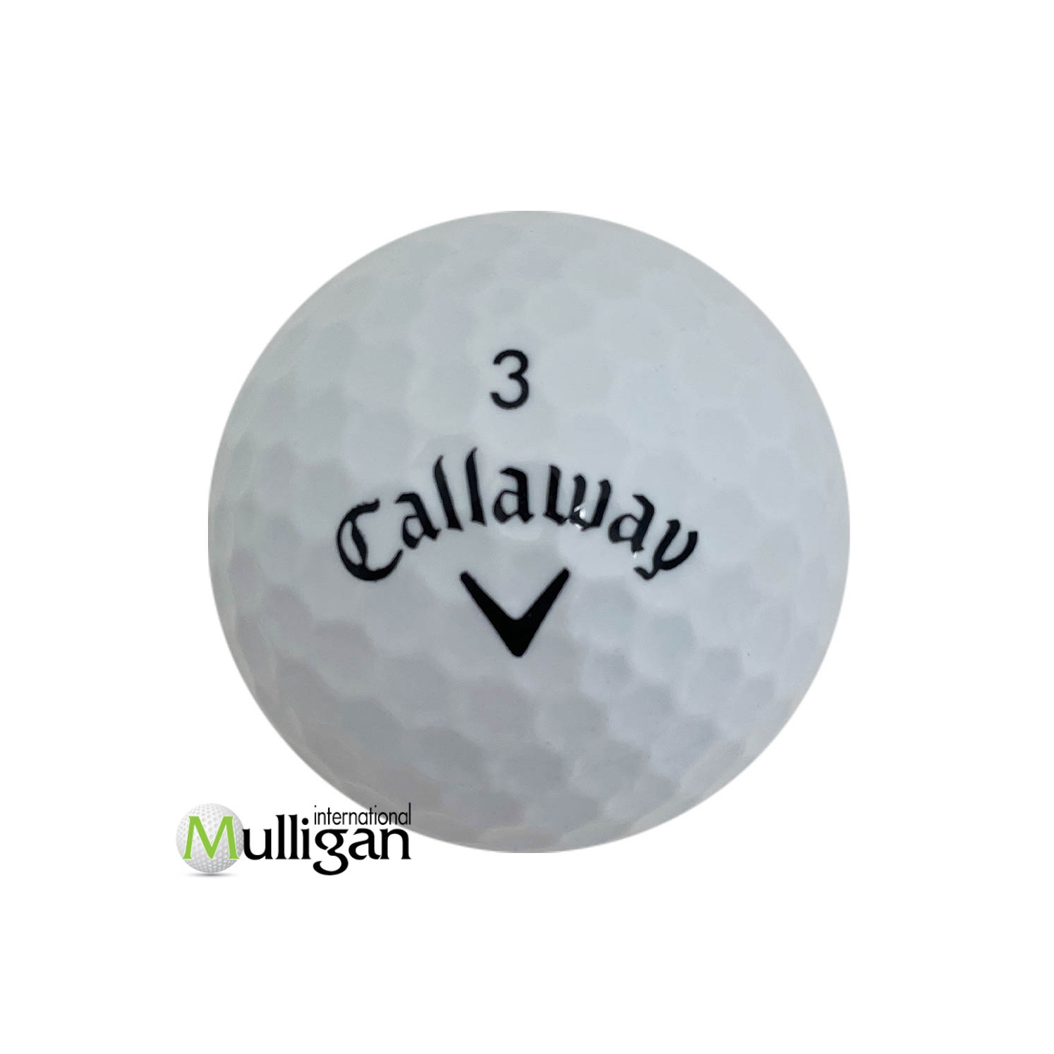 Balles de golf Mulligan 48 blanches Callaway Supersoft 5A recyclées balles de golf usagées