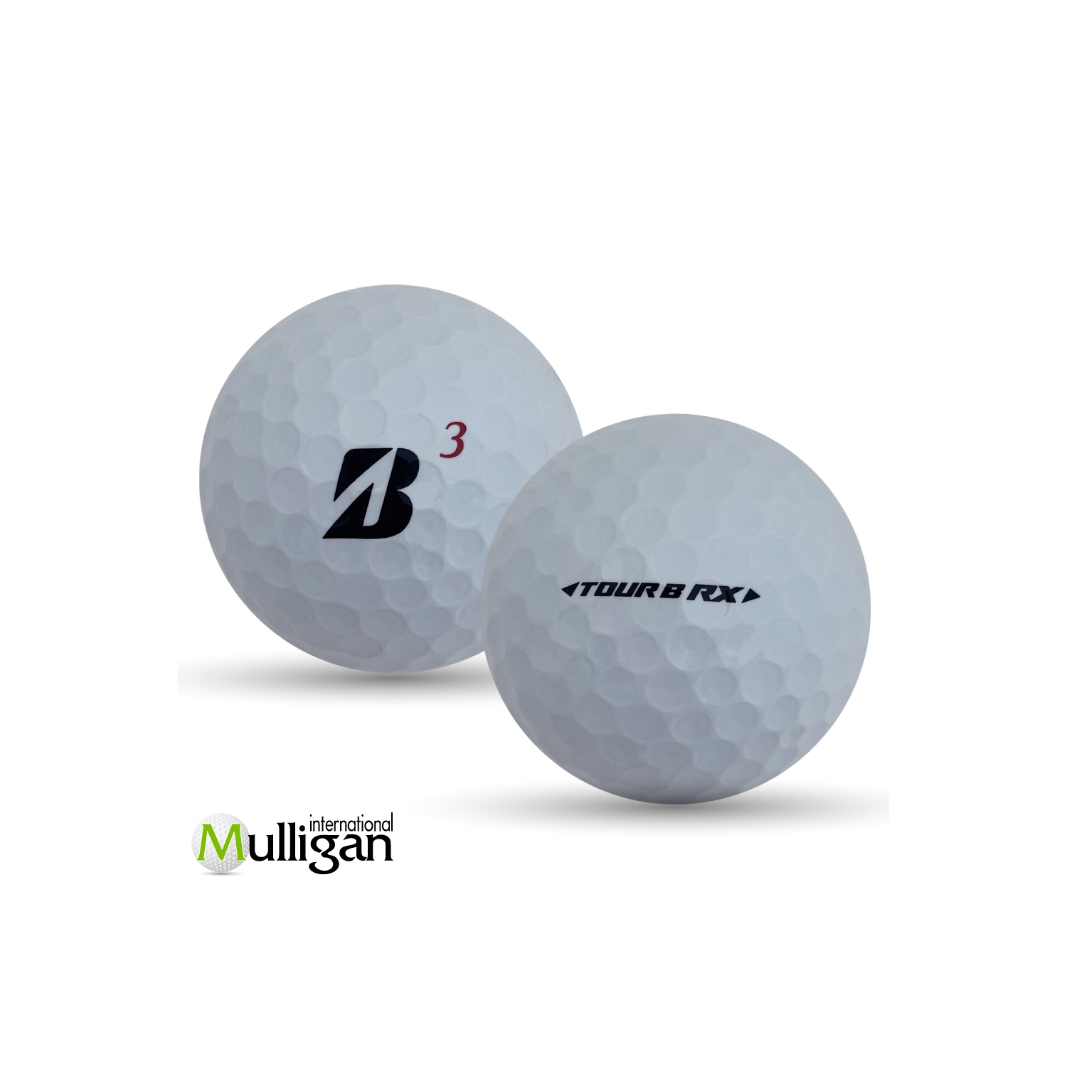 Mulligan Golf Balls 48 White Bridgestone Tour B RX/RXS 5A Recycled Used Golf Balls