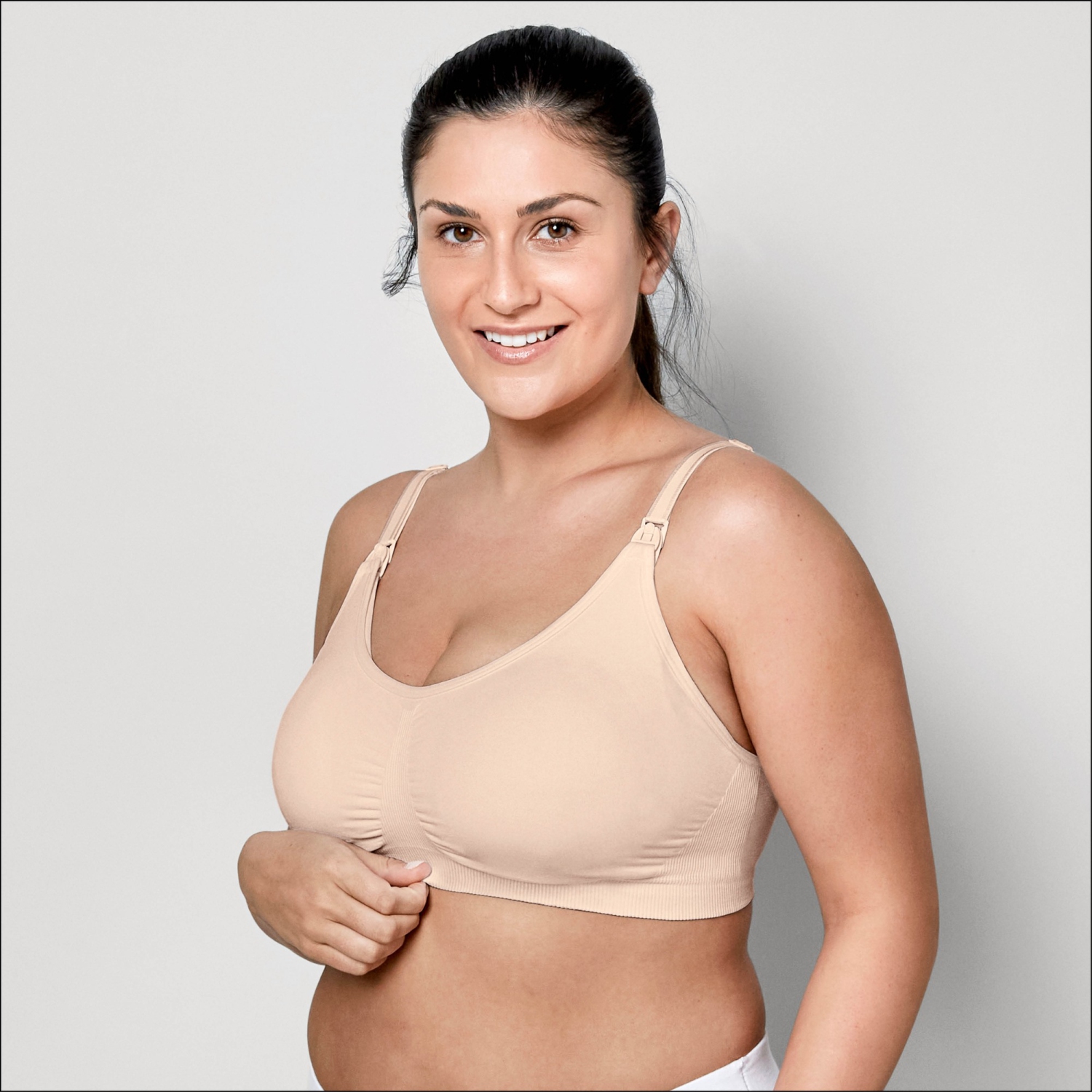 Medela 3-in-1 Nursing and Pumping Bra - Chai (Large)