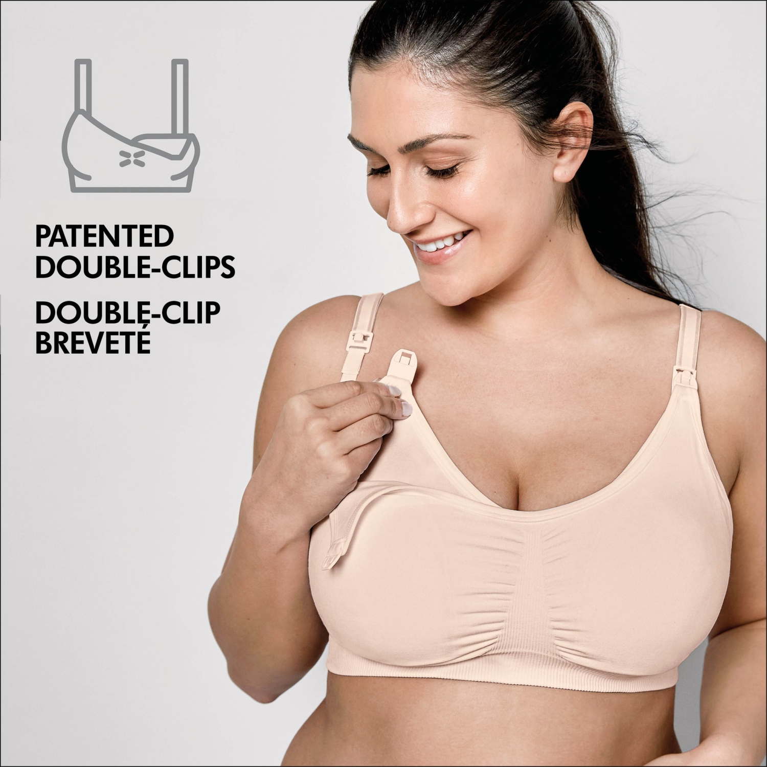 Medela 3-in-1 Nursing and Pumping Bra - Chai