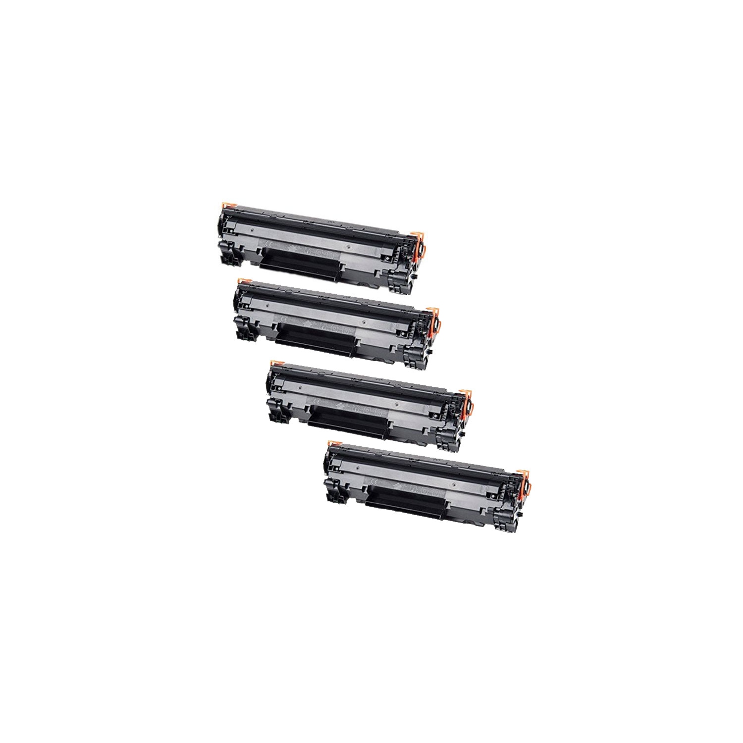 Max Saving - 4Pack CRG128 Compatible toner Cartridge for Canon 128 3500B001AA Black Toner Cartridge For Fax Phone L100 L110 L190 /Image Class D530 D550