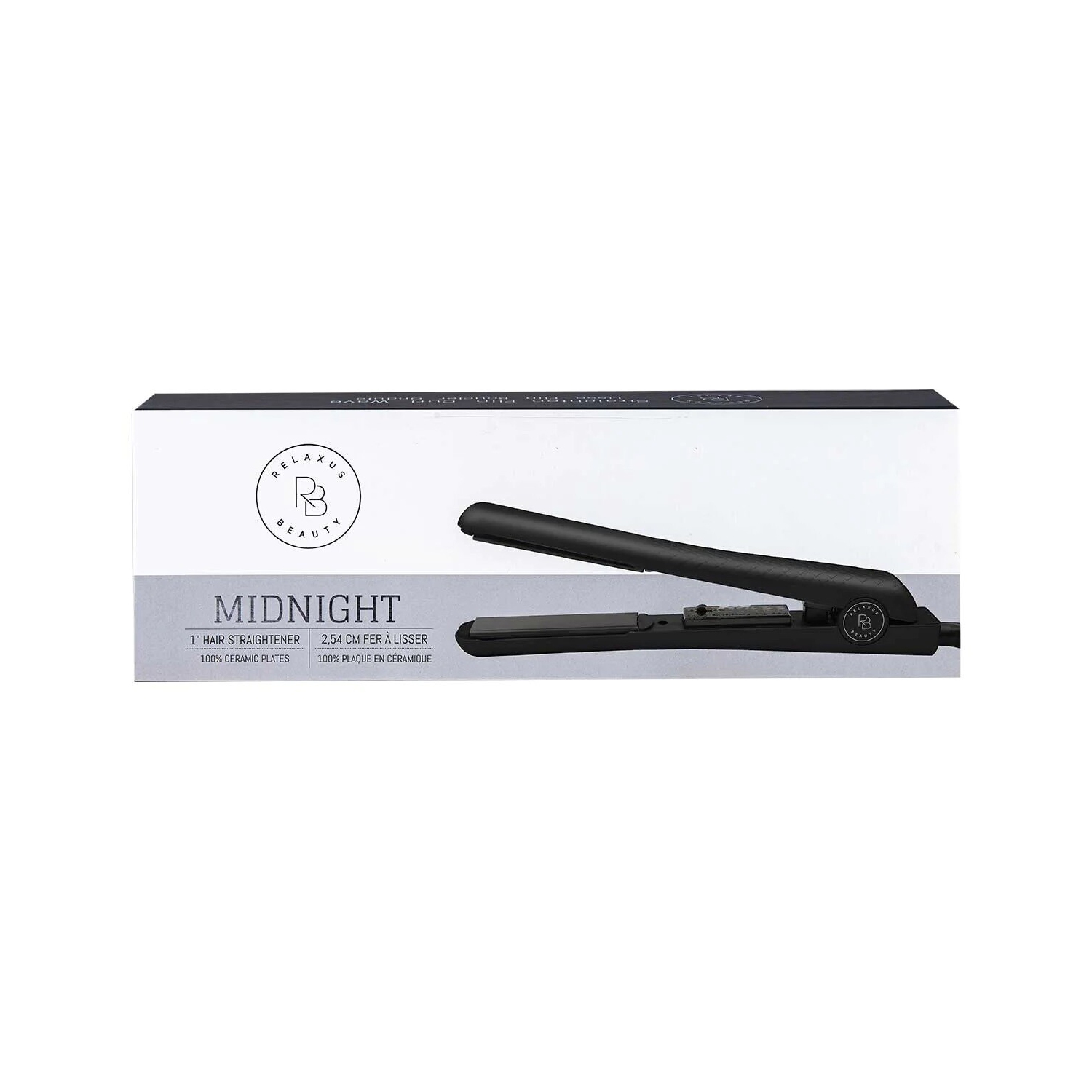 Relaxus Midnight Flat Iron - Black