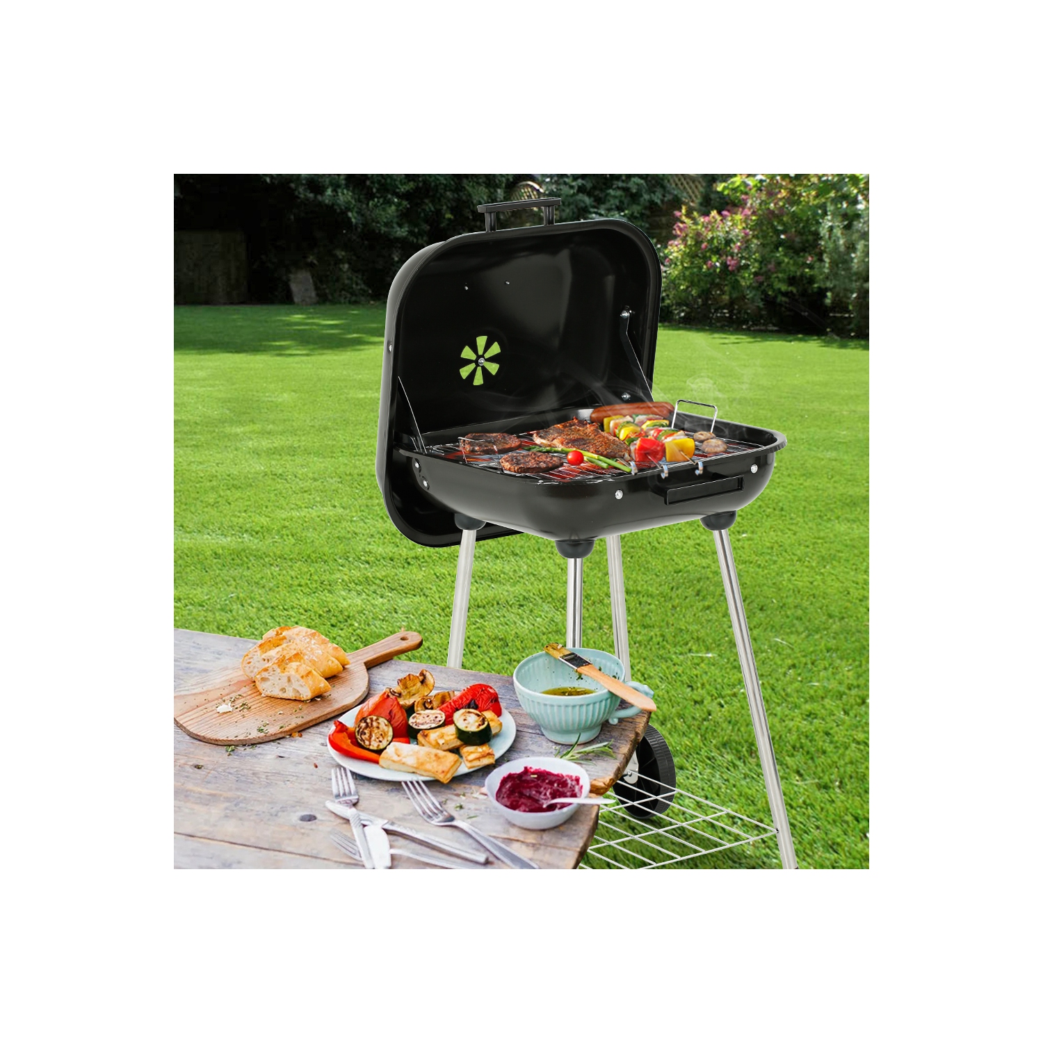 18” Square Charcoal Grill