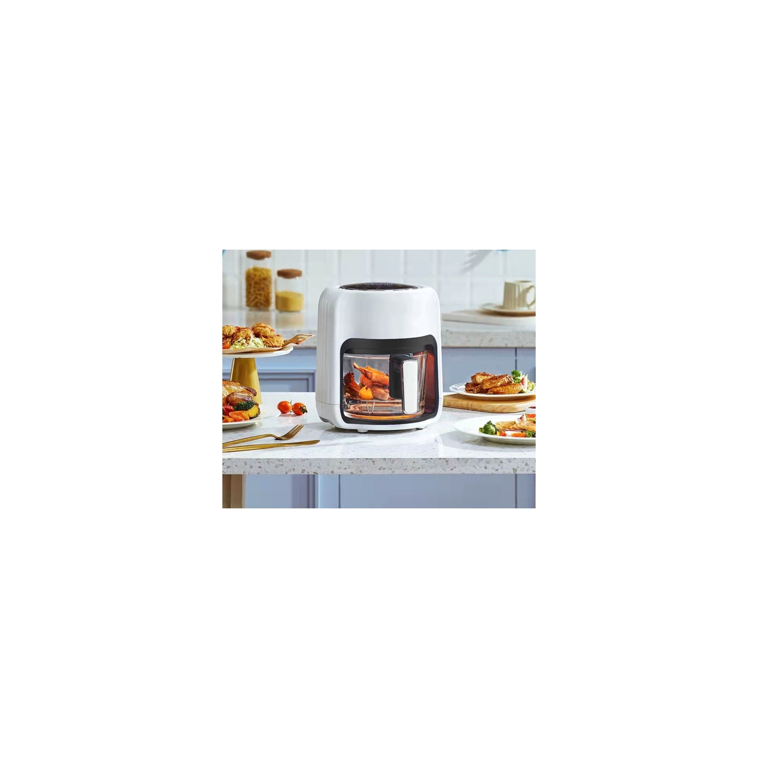 fritteuse à air chaud en verre trempé ByOrient