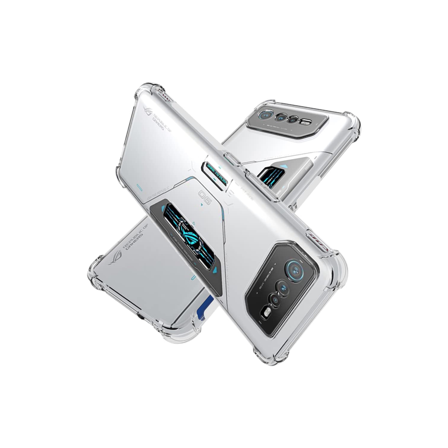 Asus ROG Phone 6 Pro 5G Case, Asus ROG Phone 6 Pro Case, Shock-Absorbing Corners Premium Flexible TPU Cover Slim Fit Shockproof Protection