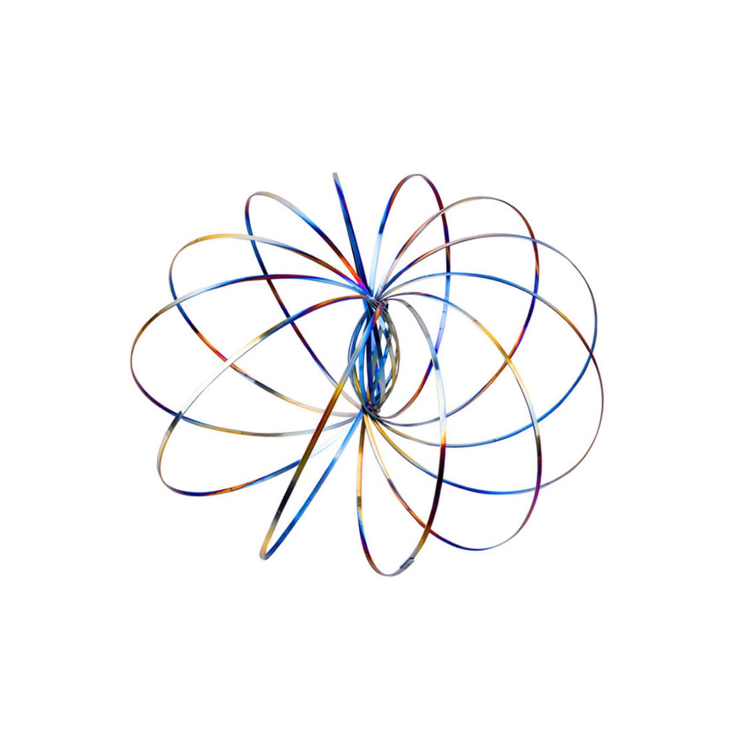 Magic Flow Ring, Thick Stainless Steel Arm Flow Rings Spring Toy for Kids Gift, Party, Toy Party, Magic Show